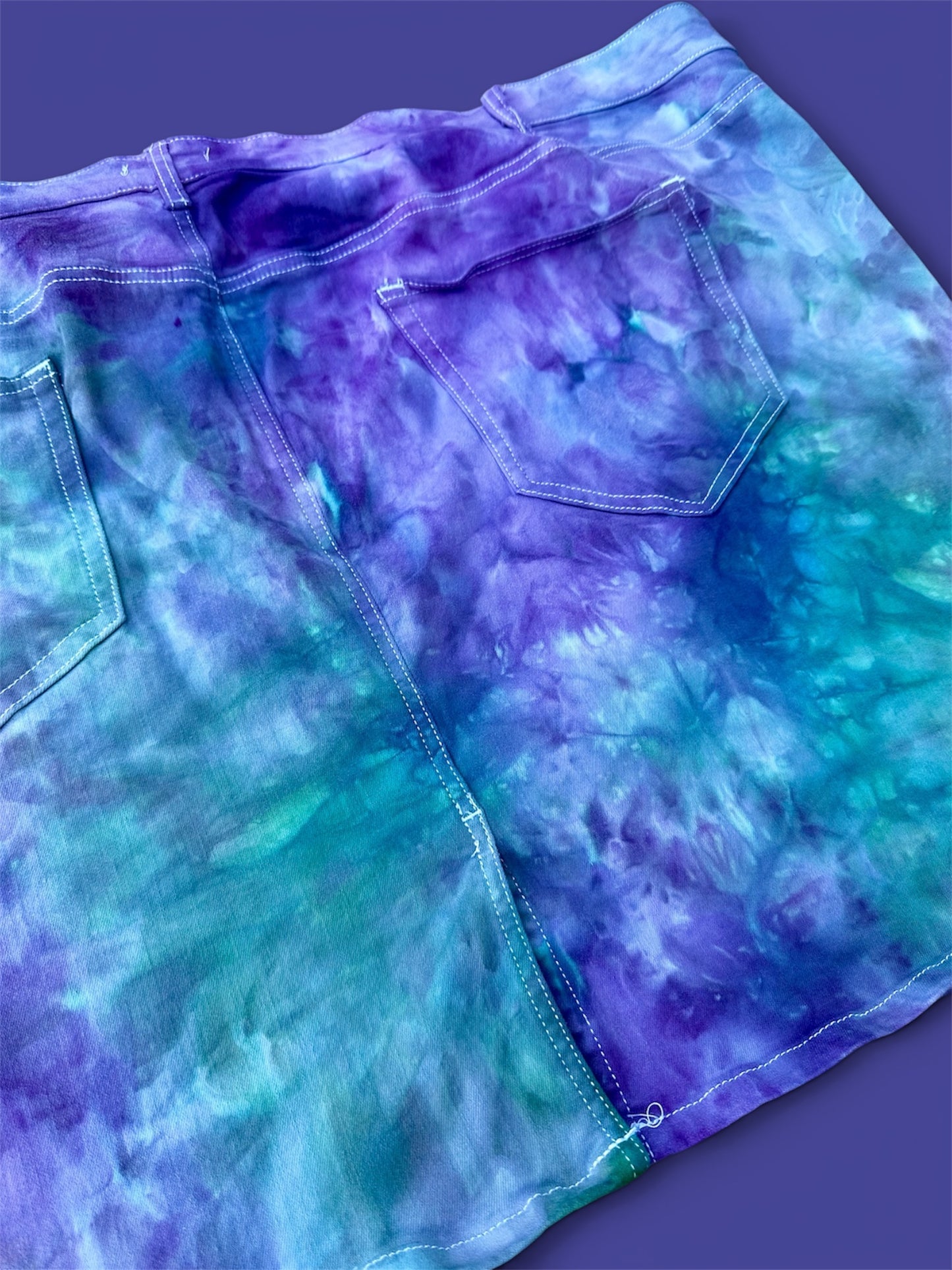 40W Moonlit Lagoon Mini Skirt