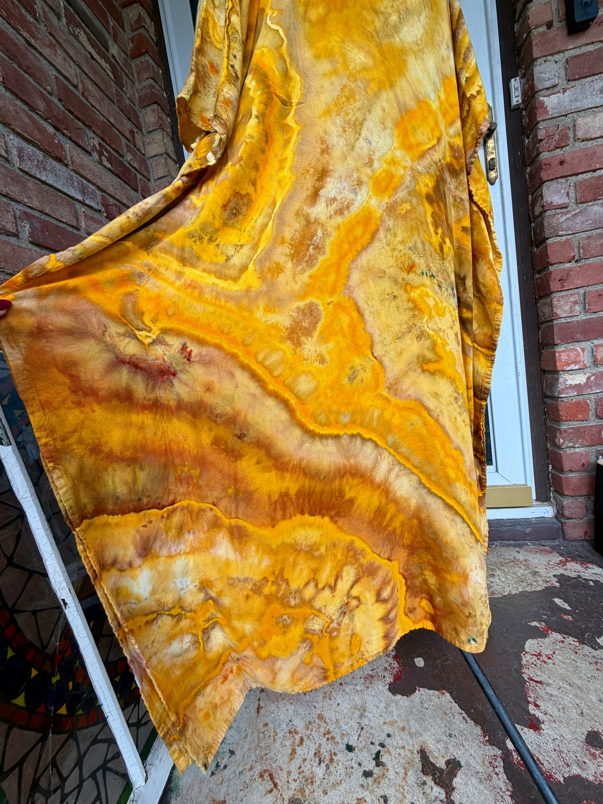 One Size Golden Sunburst Kaftan