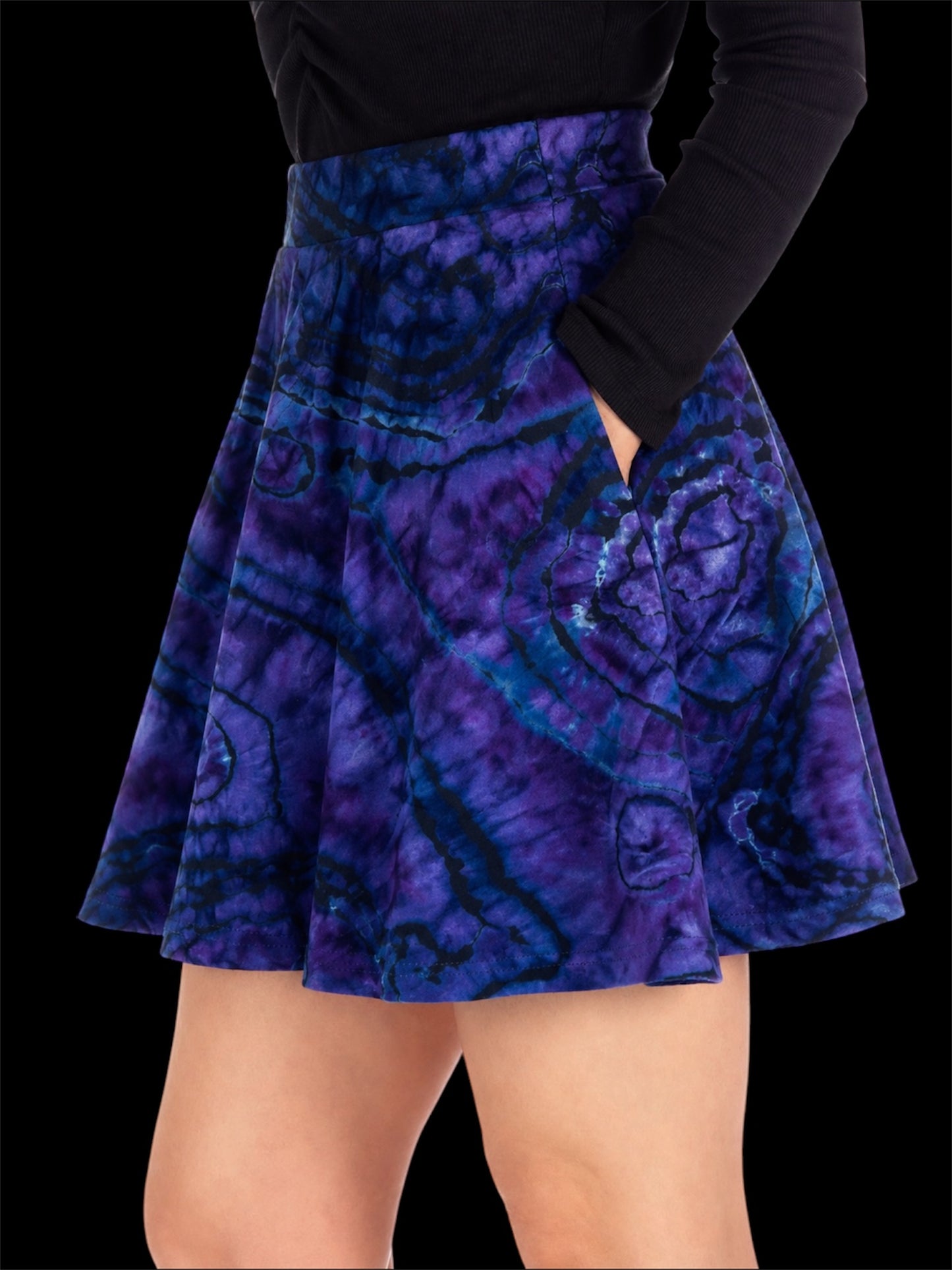 XL/XXL Cosmic Agate Skater Skirt