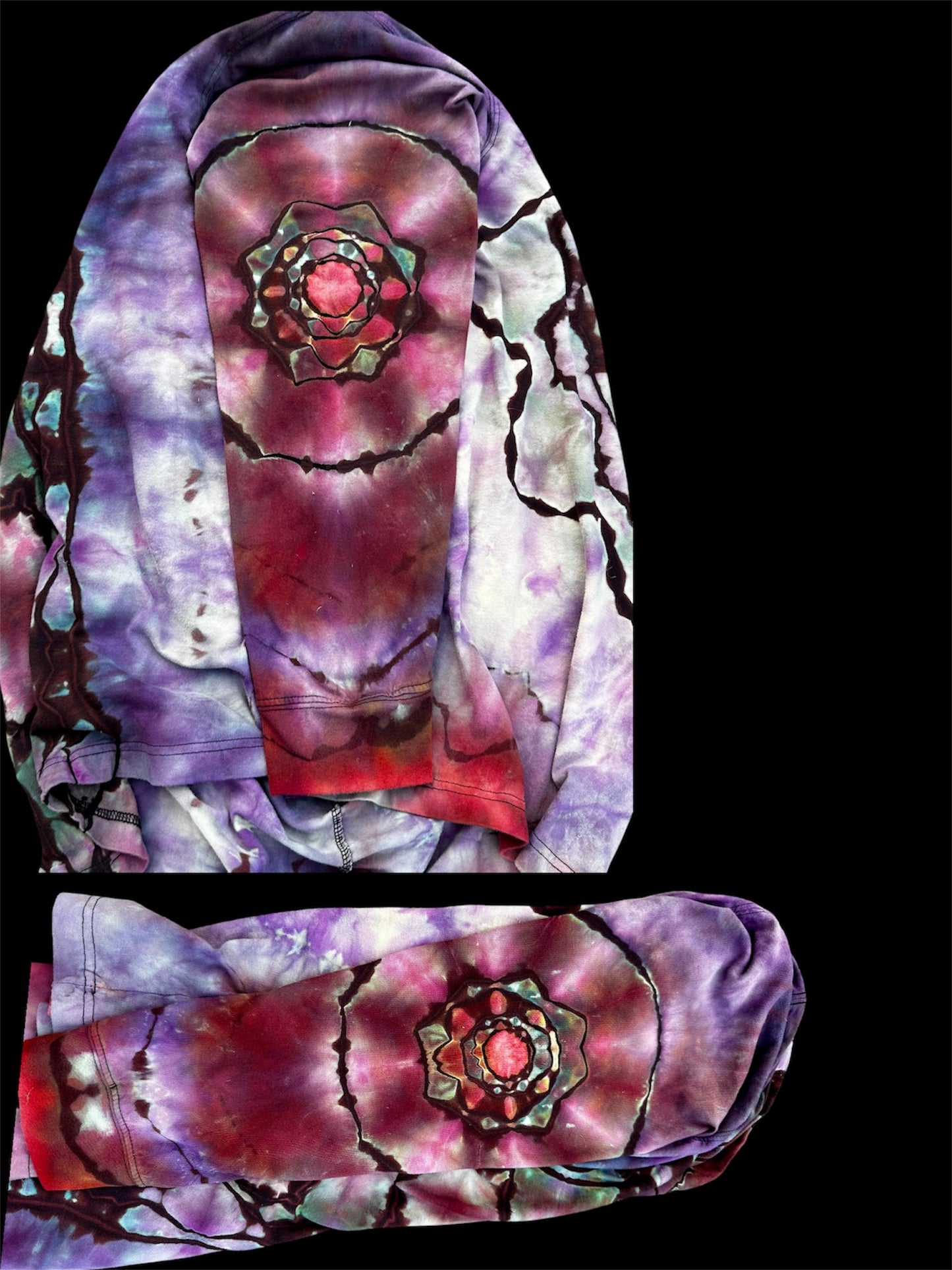2XL Stained Glass Bloom Long Sleeve Tee