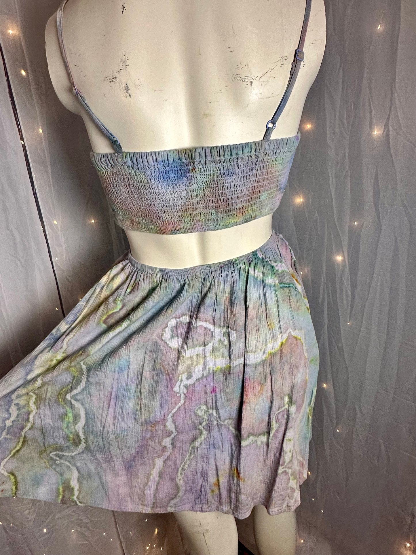 Small Mother of Pearl Watercolor Dress