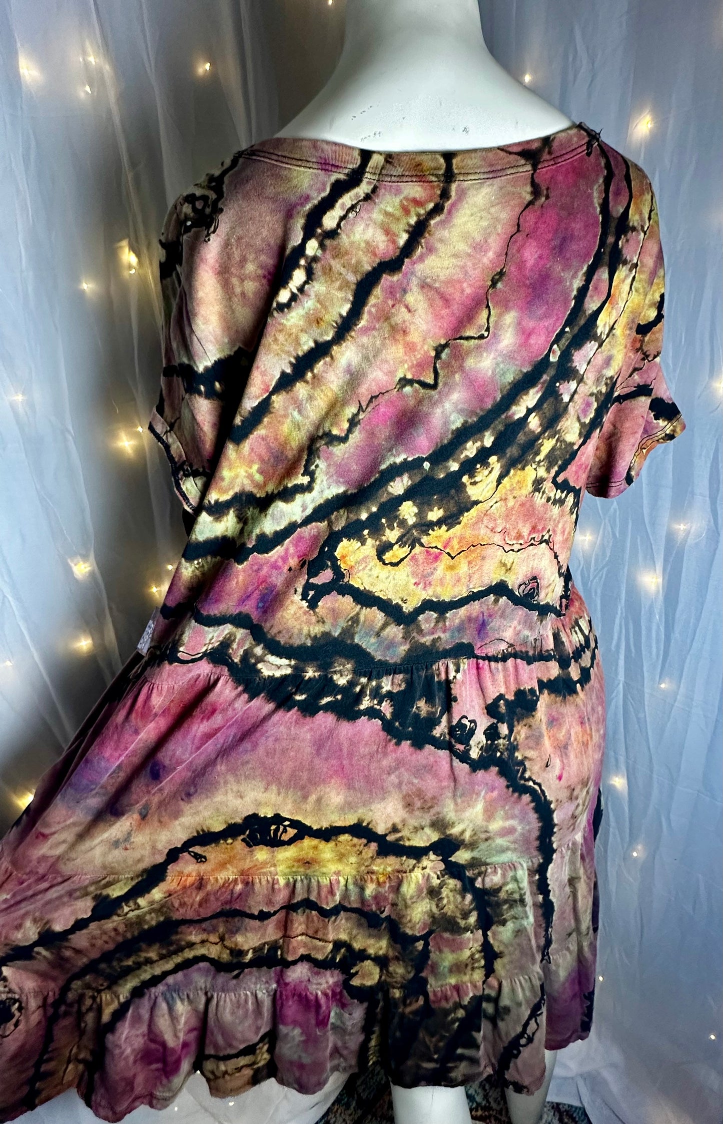 XL Desert Rose Geode T-Shirt Dress