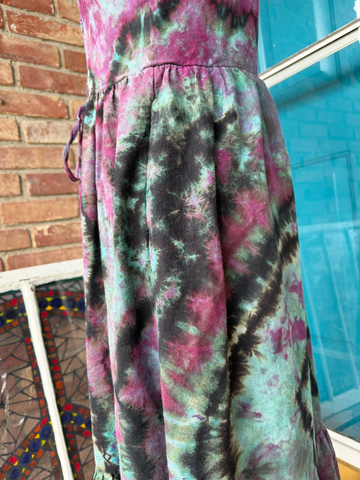 Cosmic Wildflower Corset Midi Dress