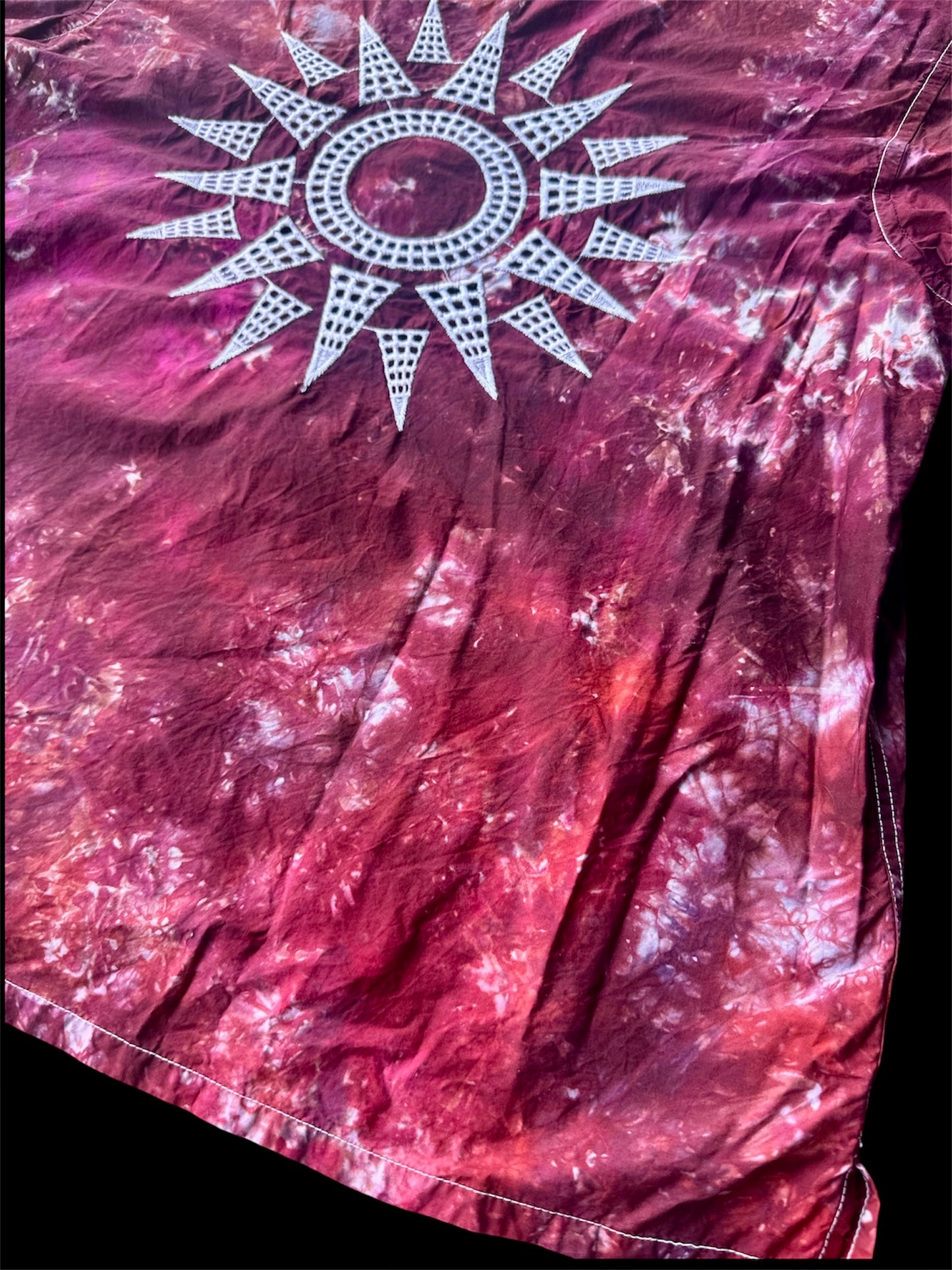 Large Crimson Solstice Camp Shirt