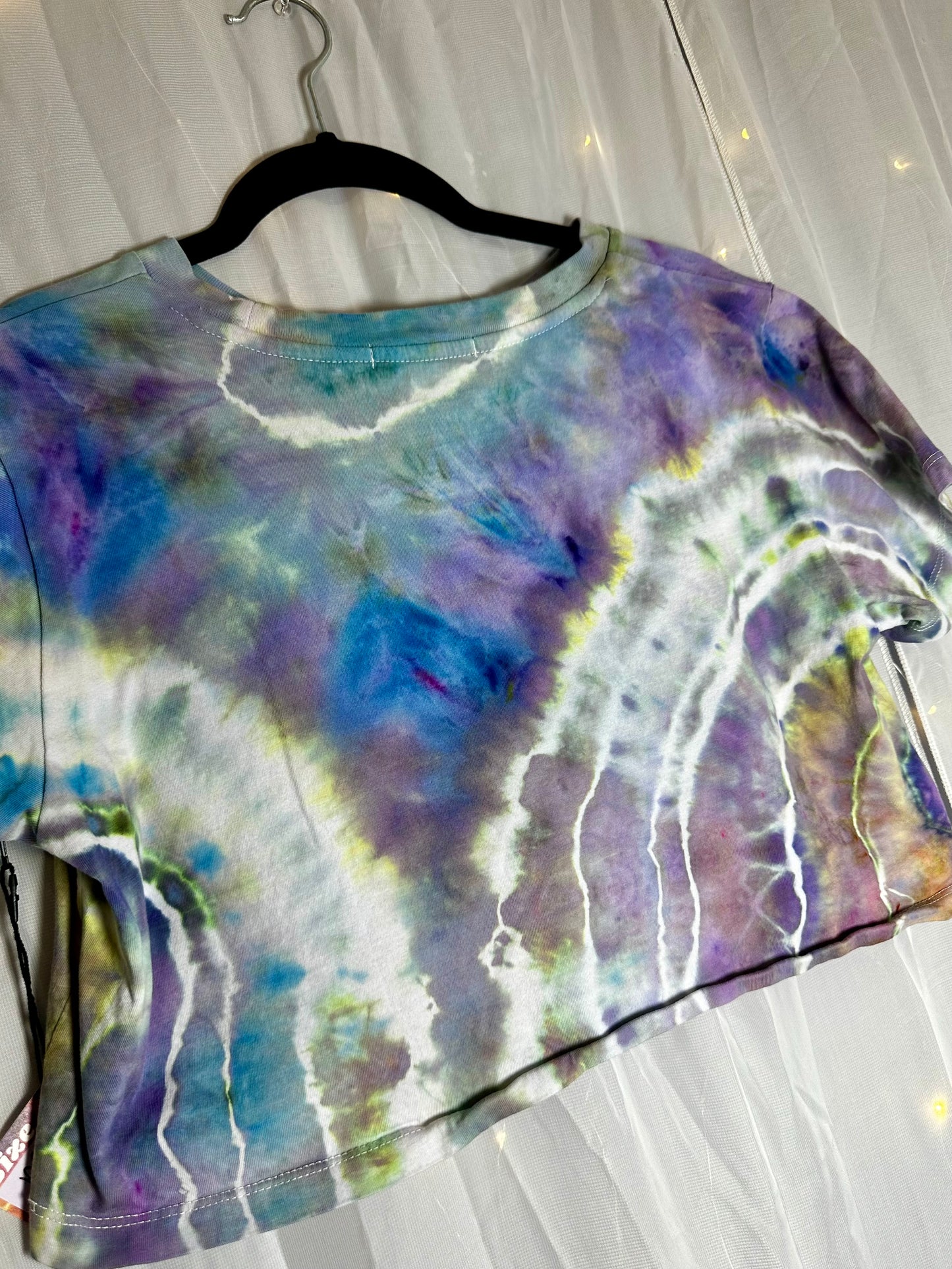 Medium Violet Voltage Crop Top