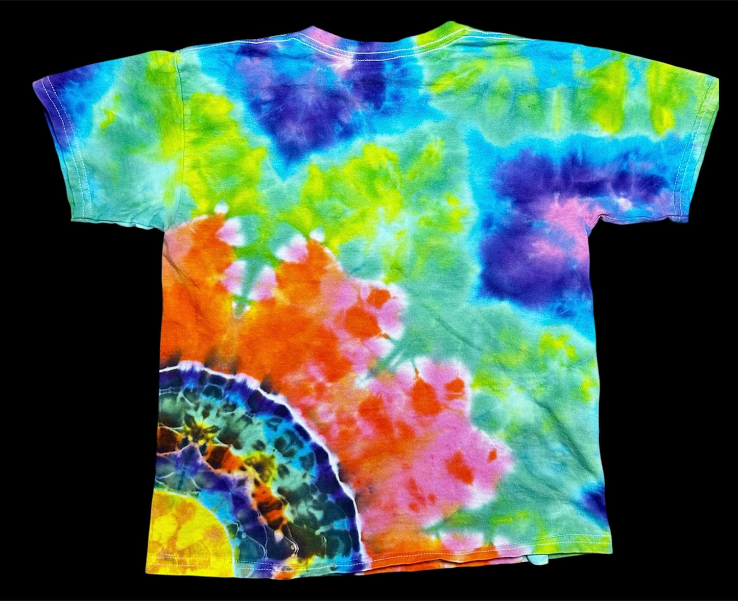 Youth Medium Electric Bloom Mandala Tee