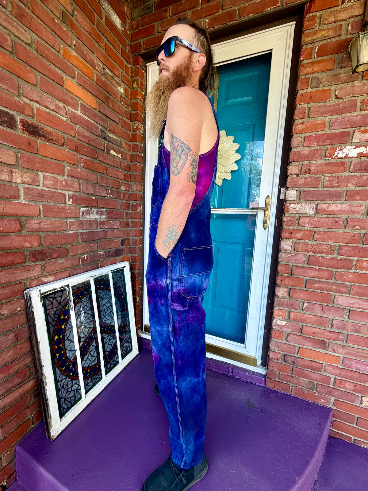 32/30 Purple Haze Dickies Overall Bibs *upcycled*
