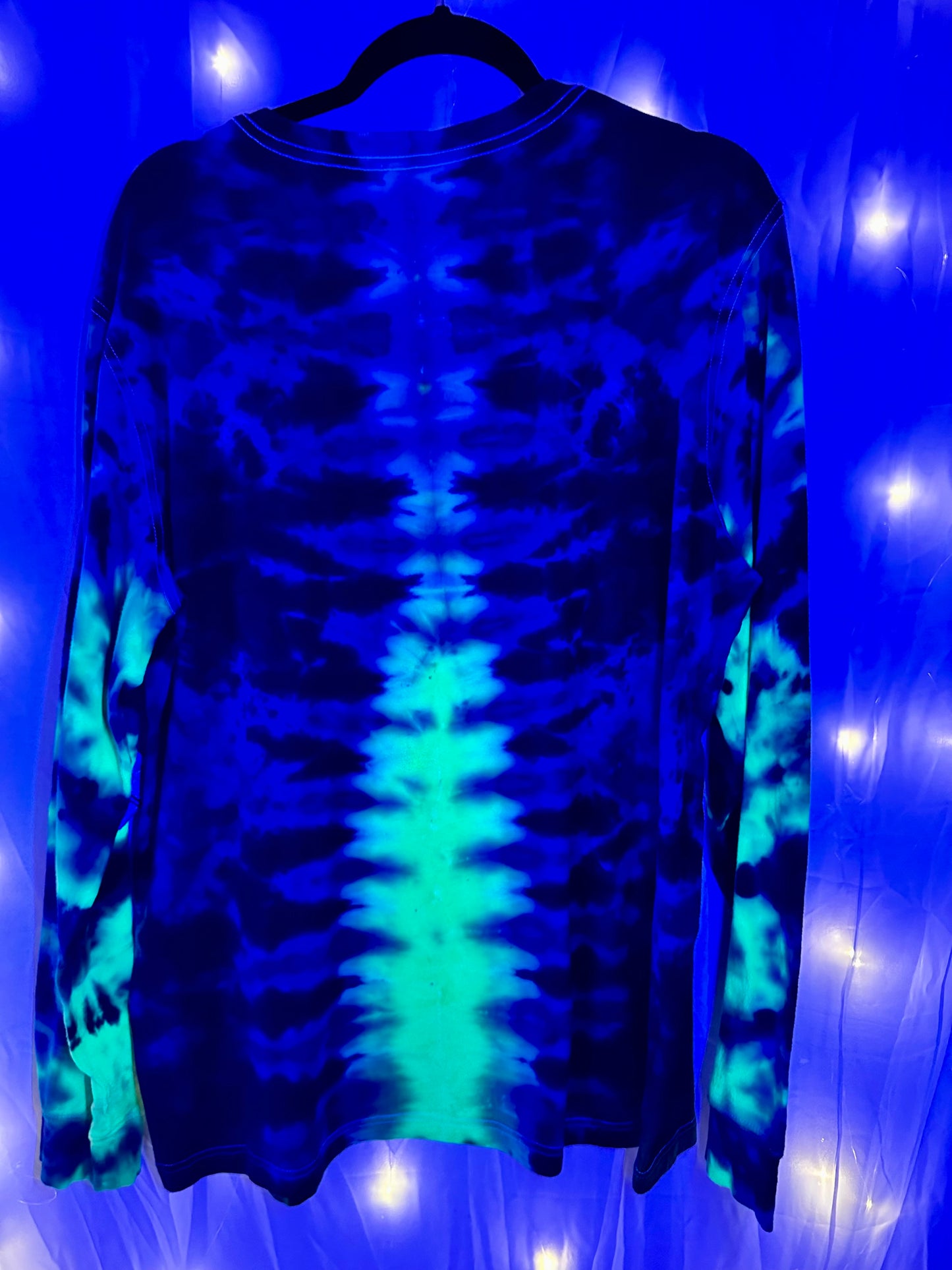 XL Beam Me Up Bessie UV Reactive Long Sleeve Tee