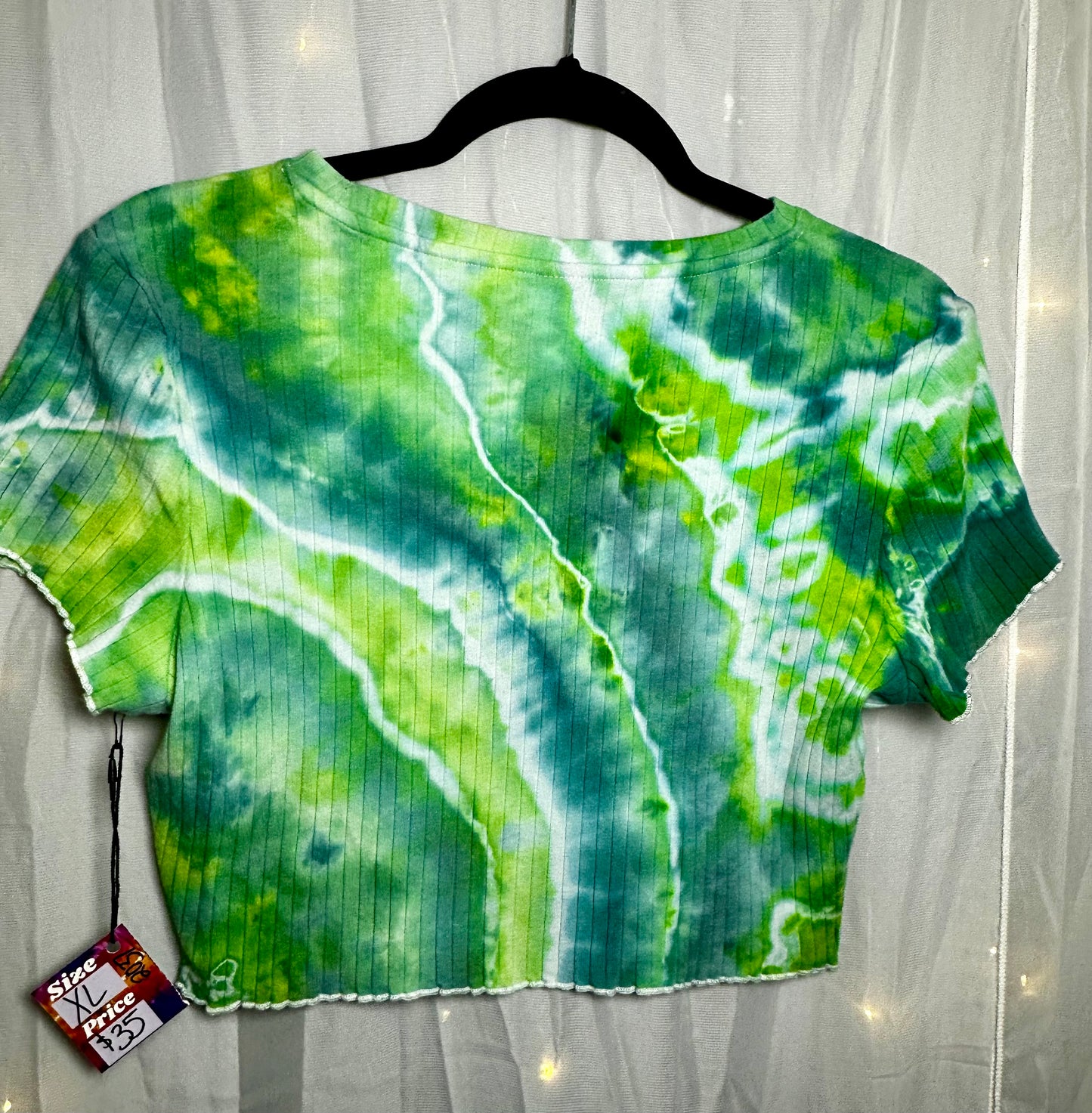 XL Neon Forest Crop Top *Runs smaller*