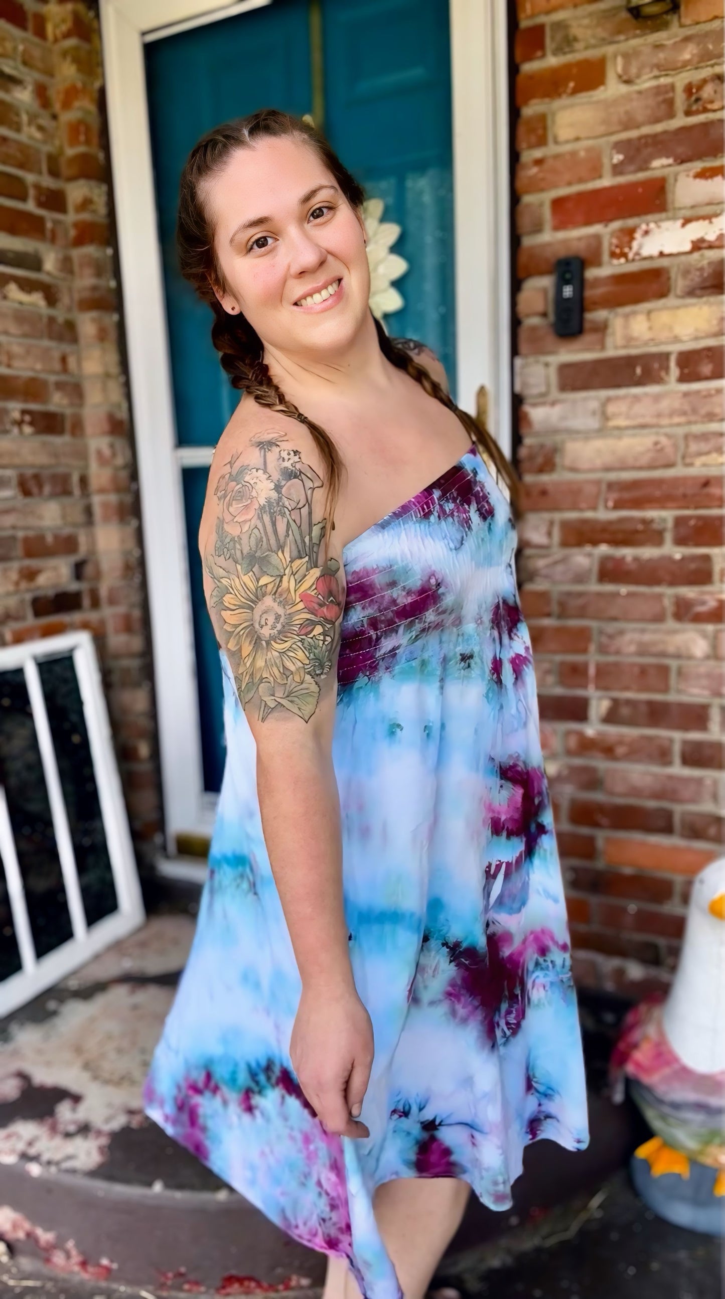 Azure Amethyst Convertible Dress