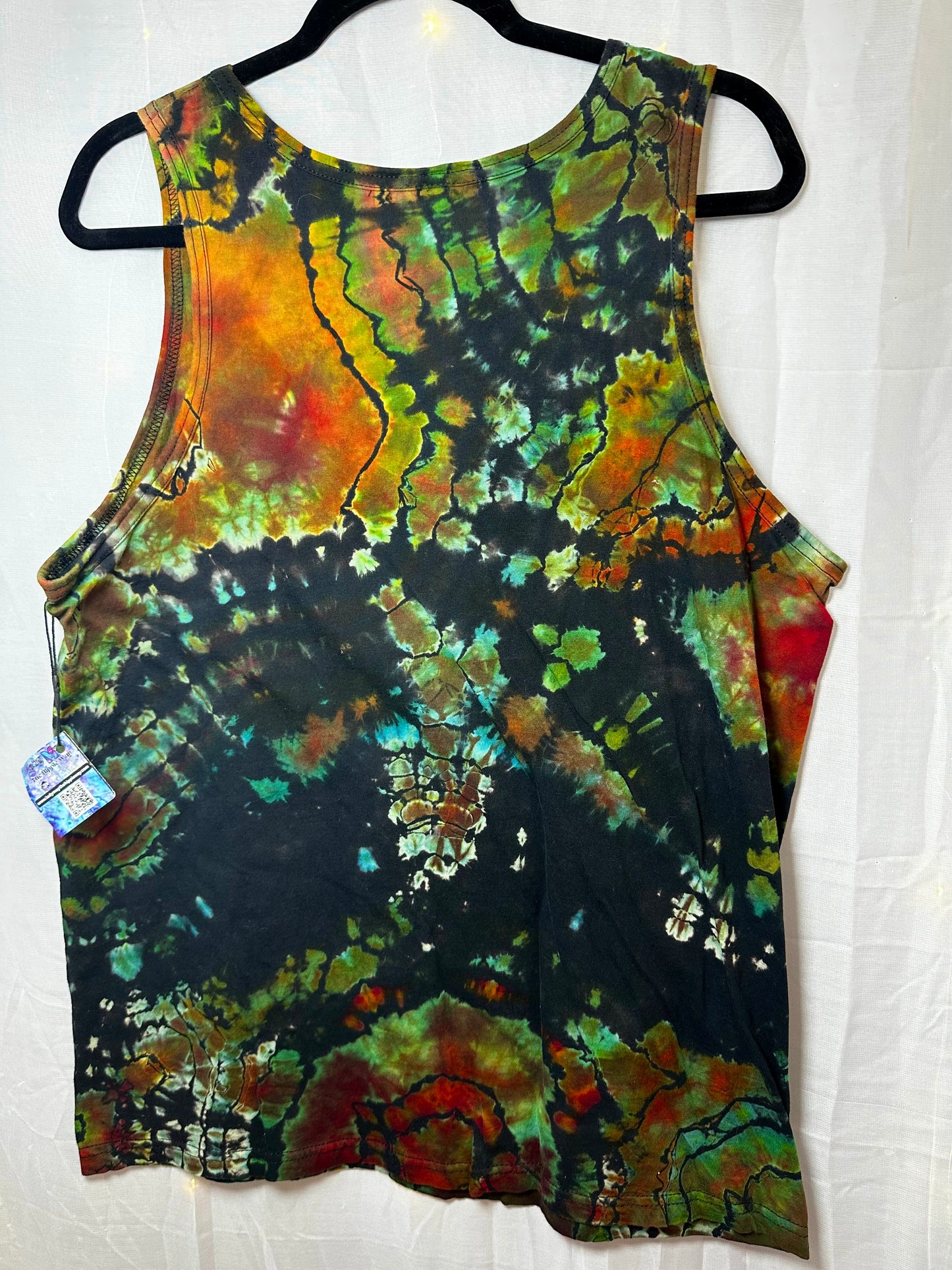 Large Moss Fire Tank Top
