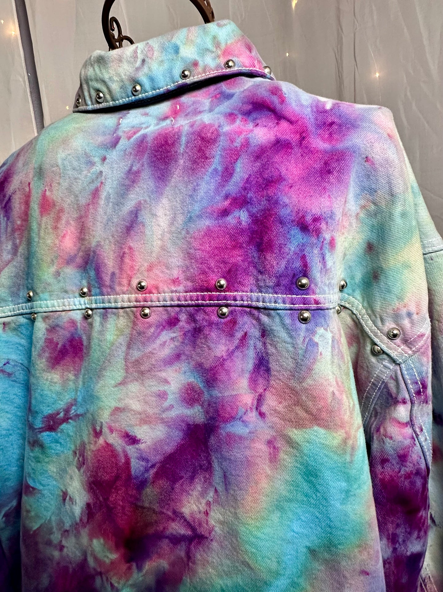 XXL Aurora Dream Studded Denim Jacket