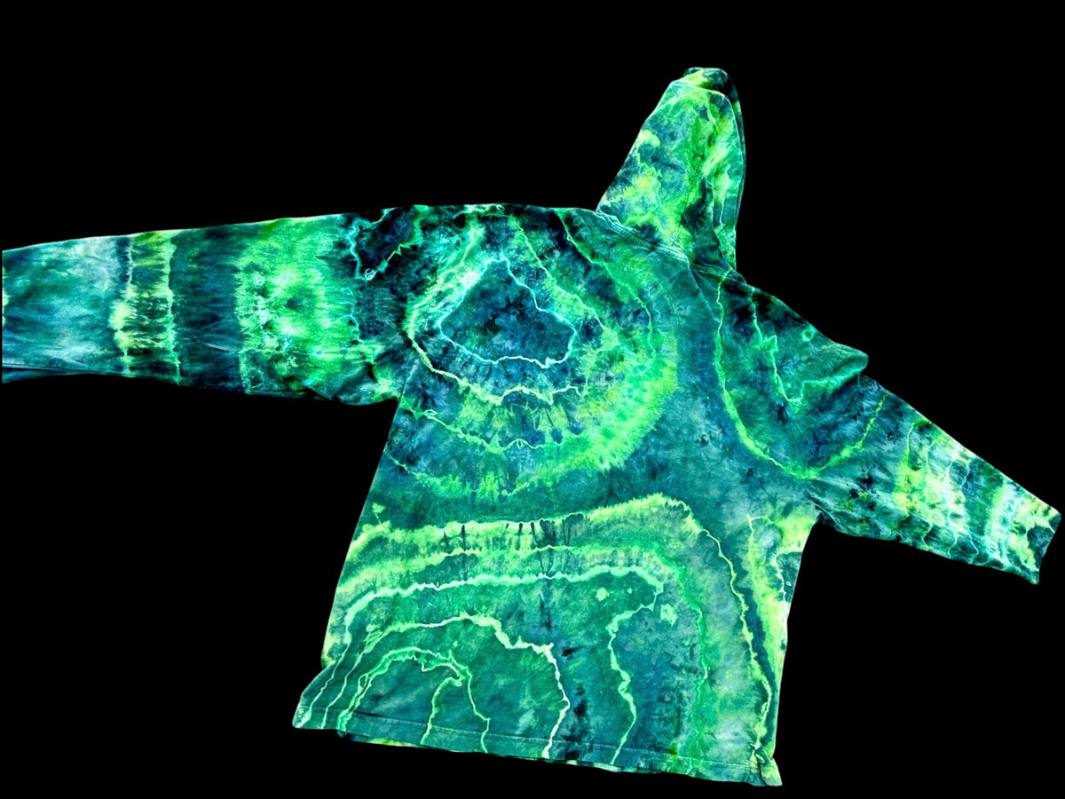 XL Emerald Galaxy Hooded Tee