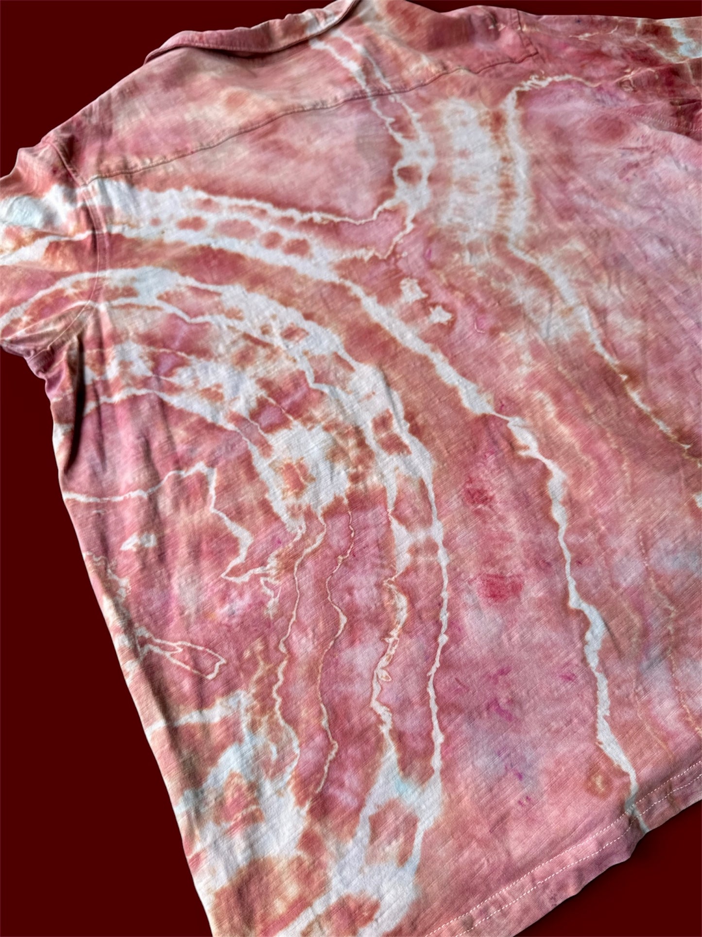3XL Dusty Rose Drift Button Down