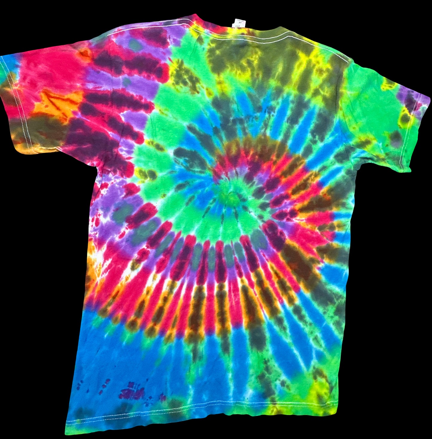 Medium Rainbow Heatwave Spiral Tee