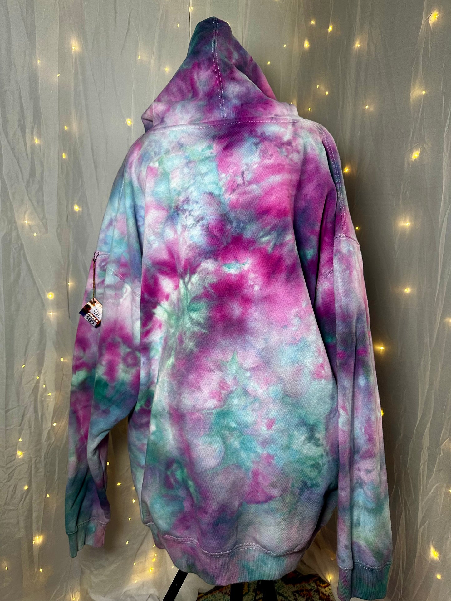 4XL Opal Mist Ice Dye Hoodie