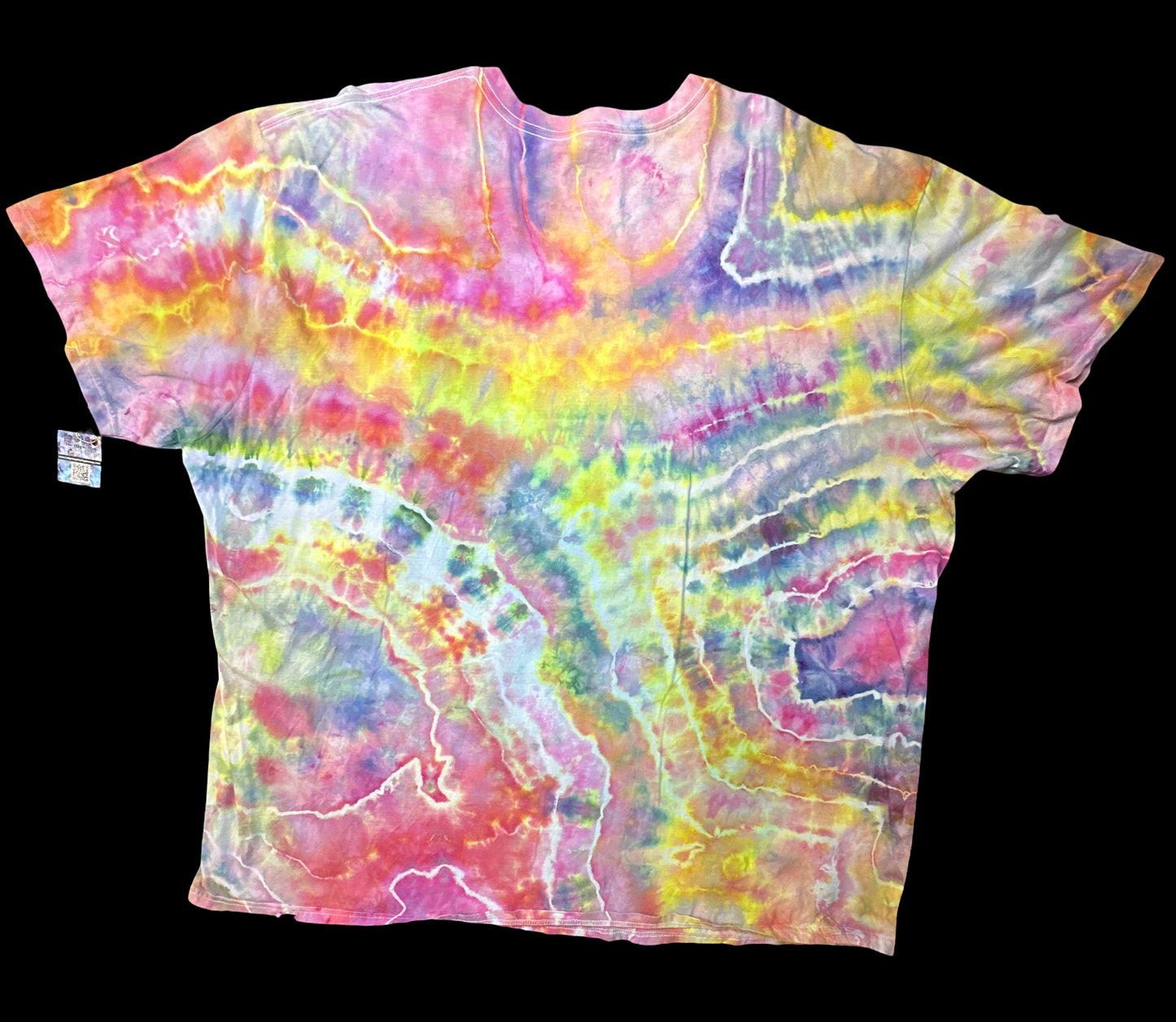 5XL Psychedelic Rainbow Current Tee