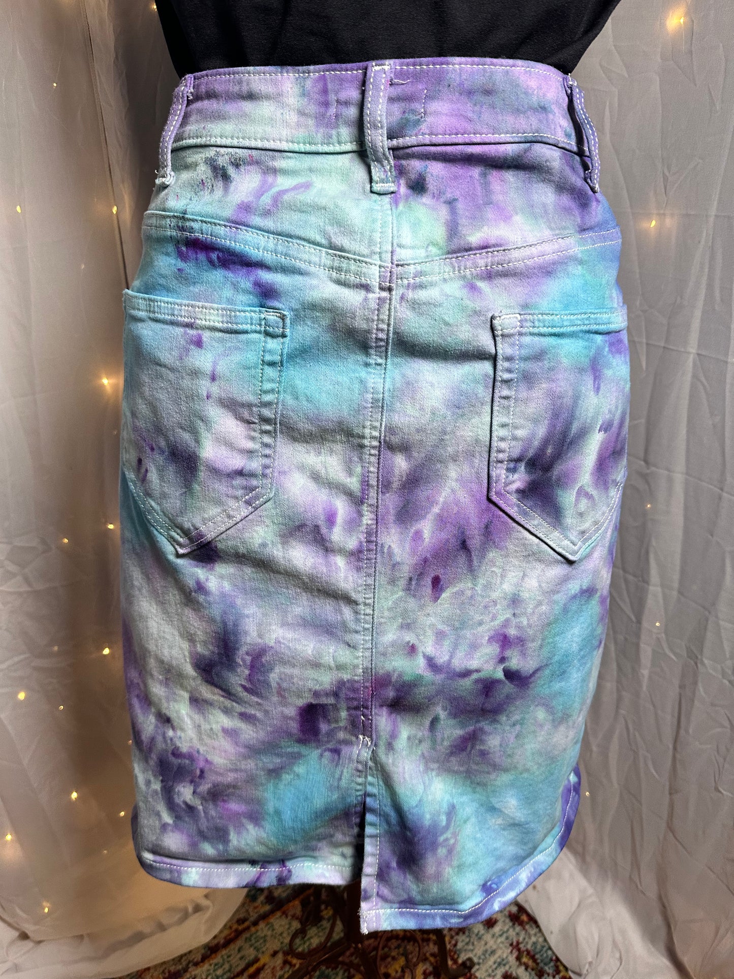 Size 16 Dreamy Night Denim Skirt