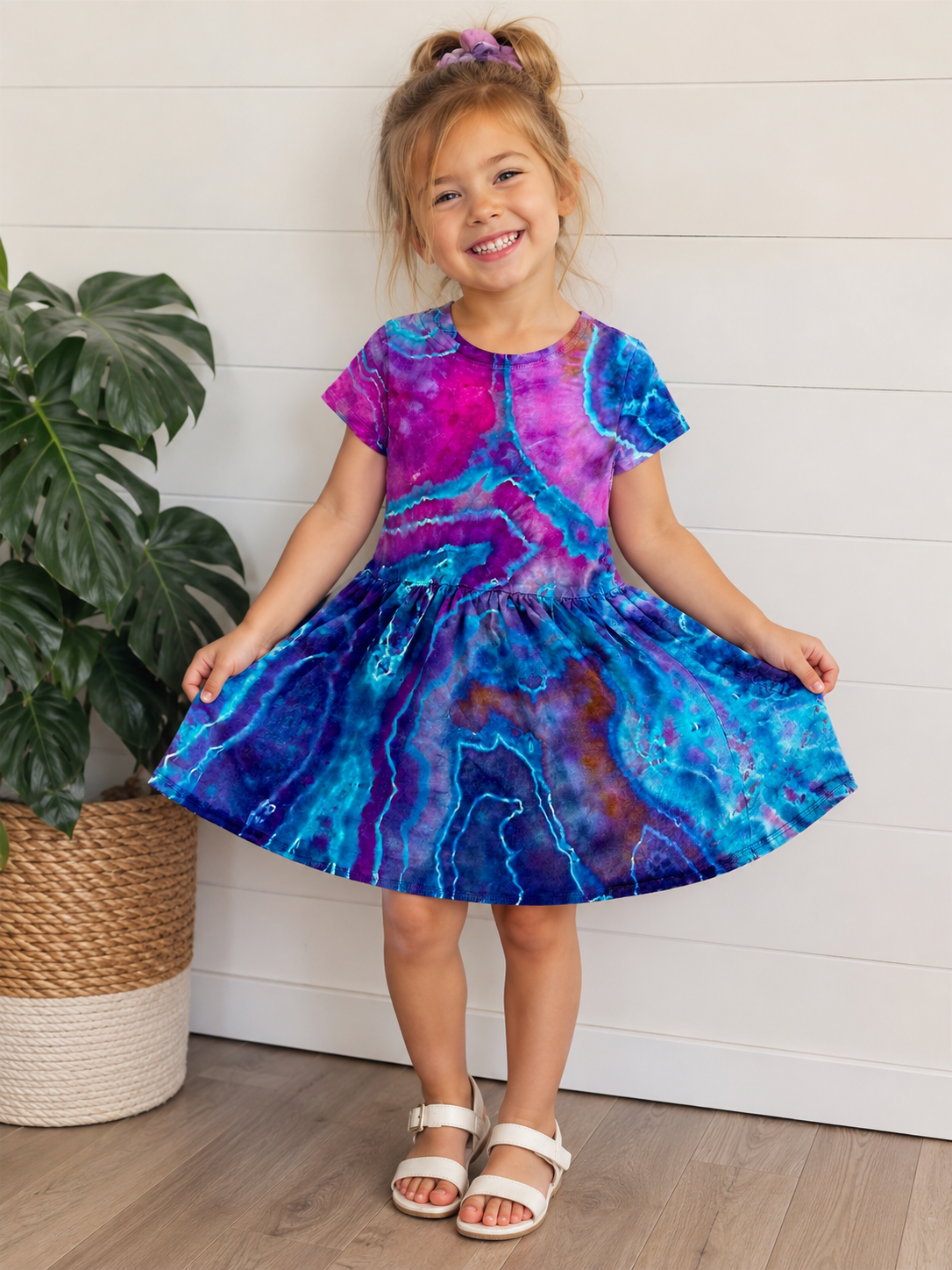 4T Mermaid Quartz Twirl Dress