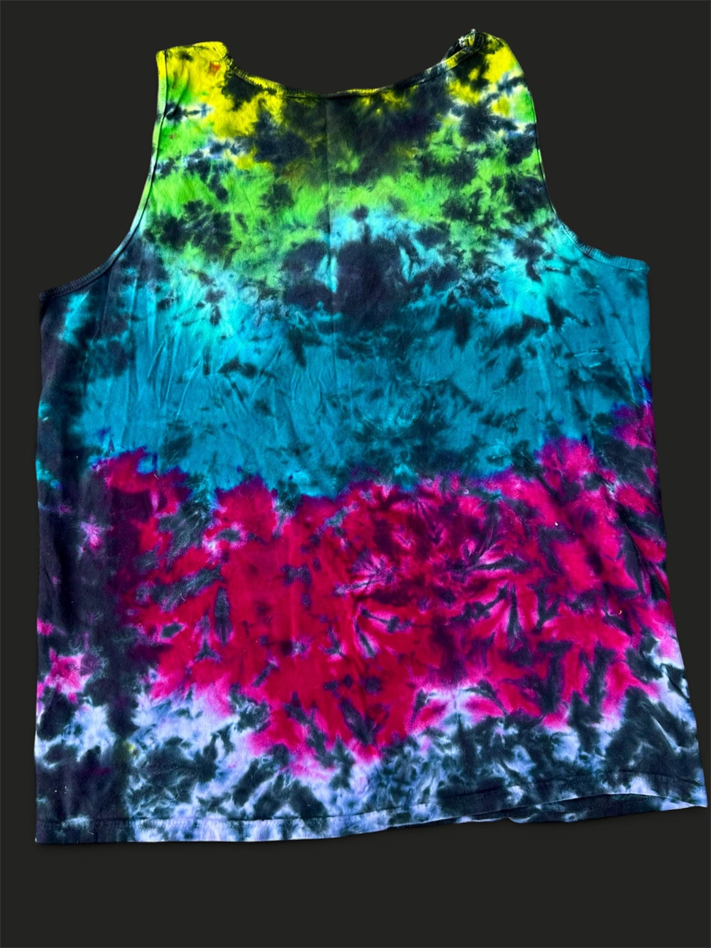 XL Neon Galaxy Comfort Colors Relax Fit Men’s Tank
