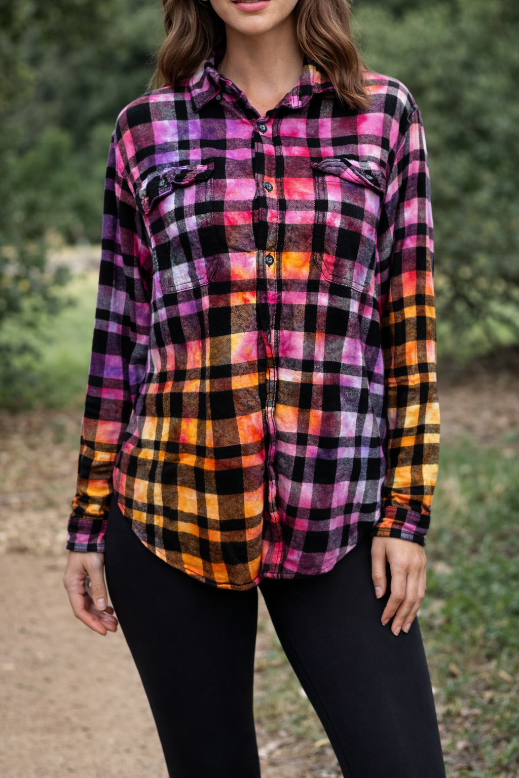 Medium Soft Sunset Flannel