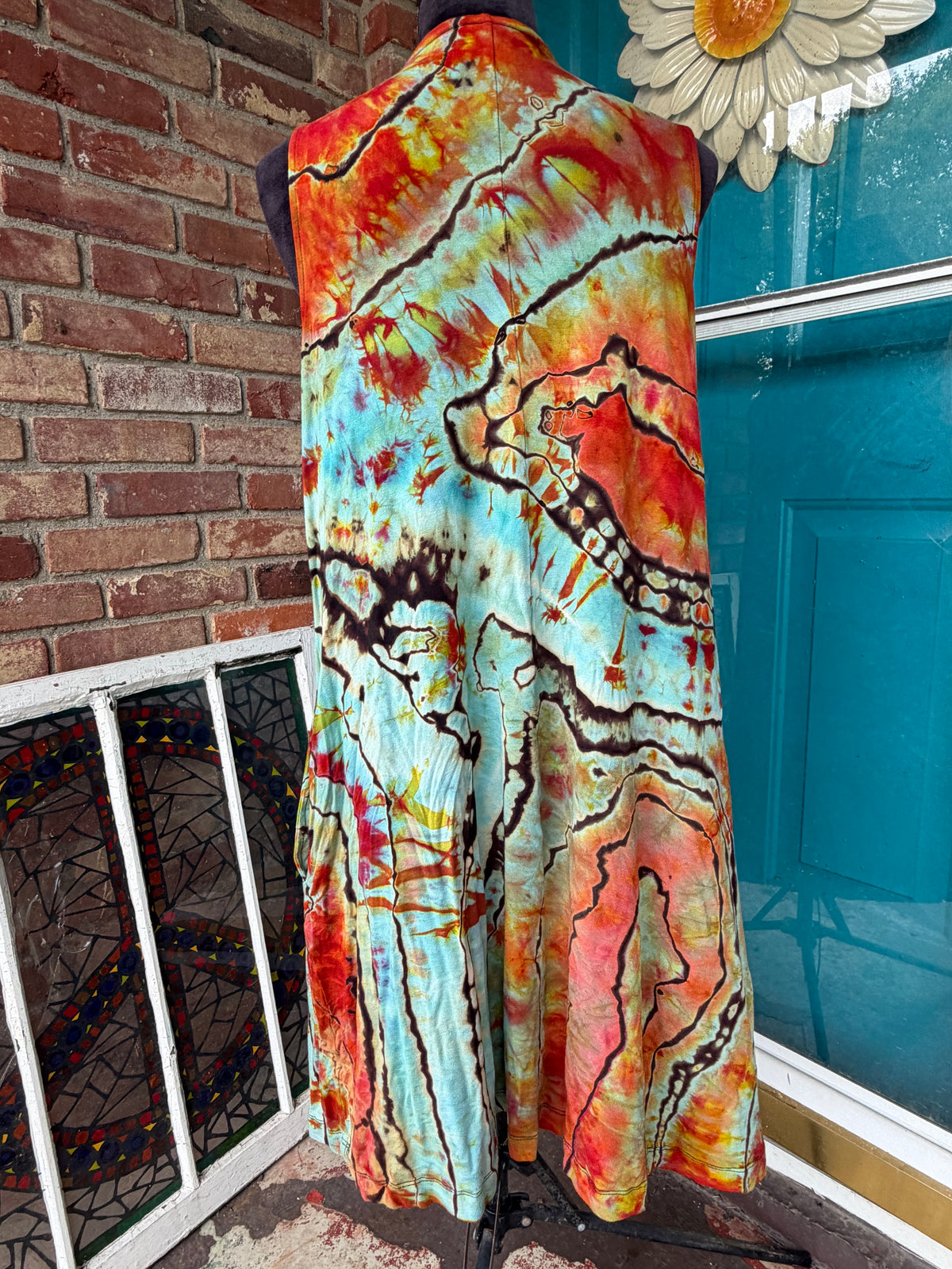 Large Autumn Aurora Swing Dress