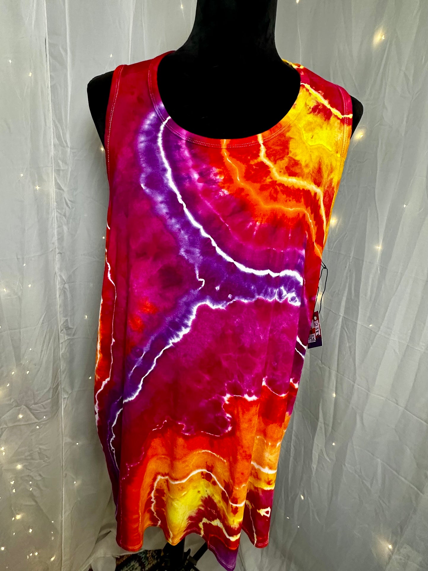 3X Sangaria Sunset Flowy Tank Top