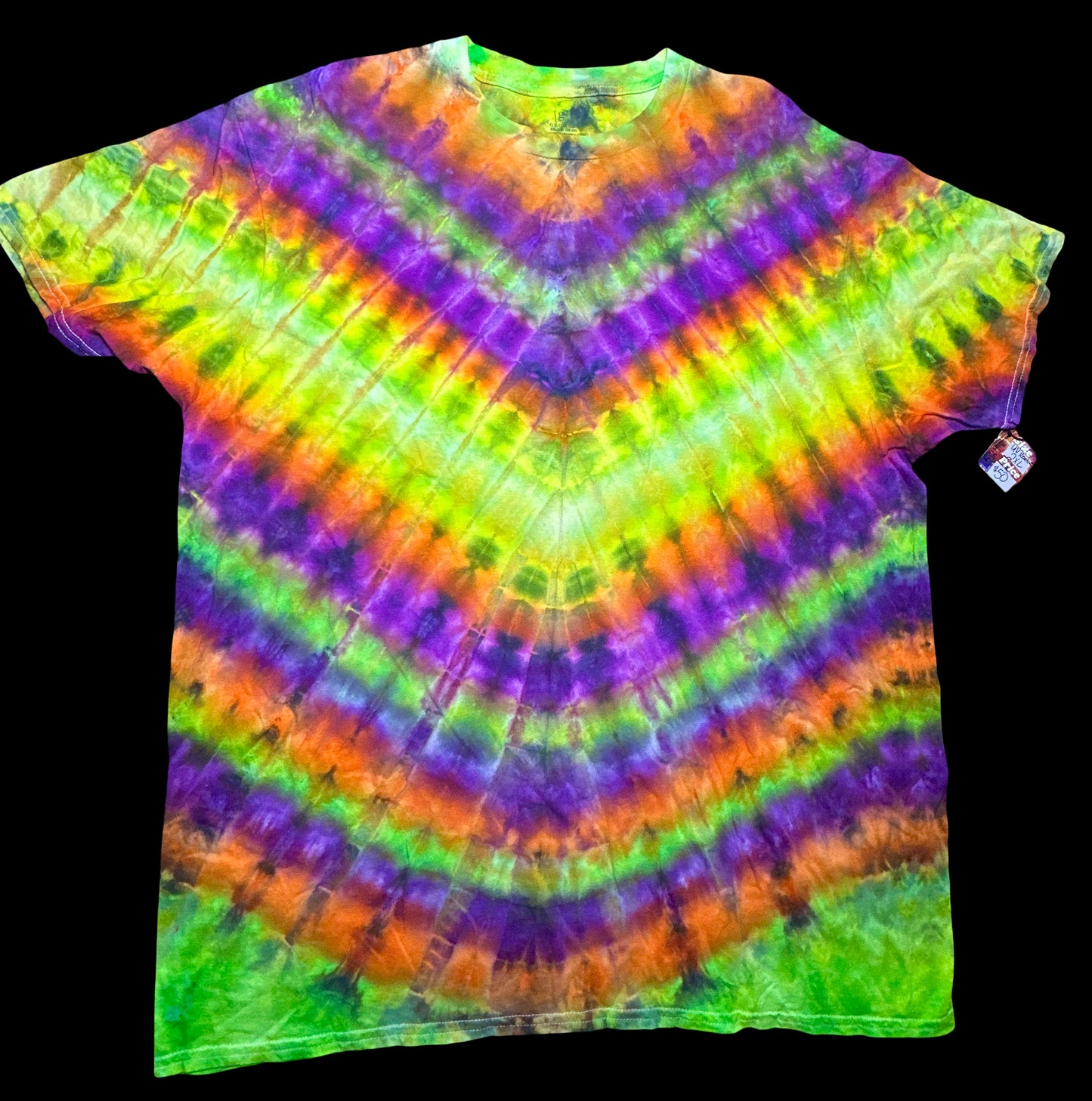 2XL Neon Halloween Vortex Tee *UV Reactive*