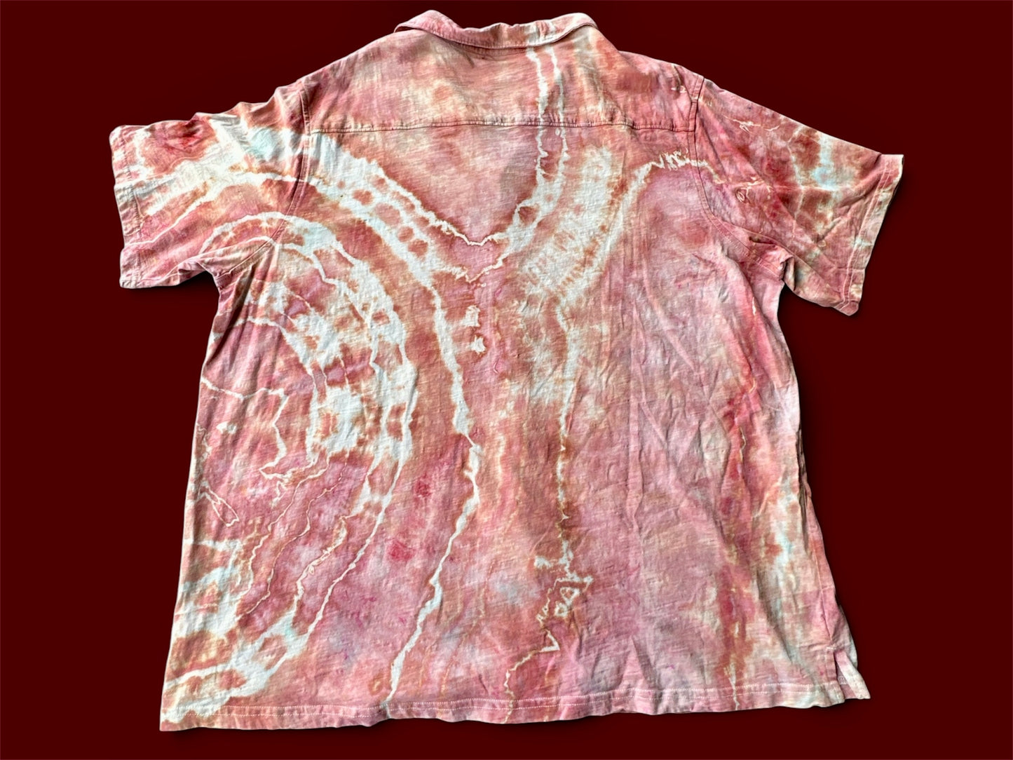 3XL Dusty Rose Drift Button Down