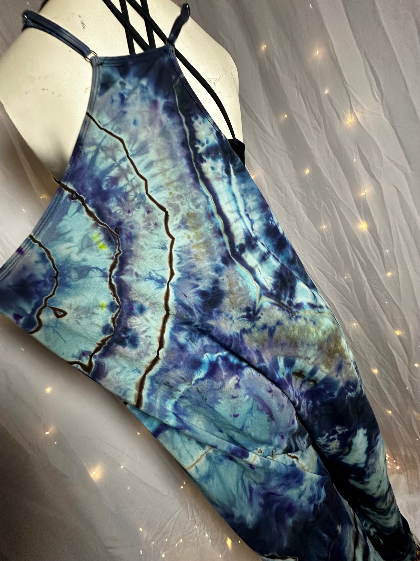 Large Dreamy Nights: Indigo Wave Wanderer Harlem Jumper