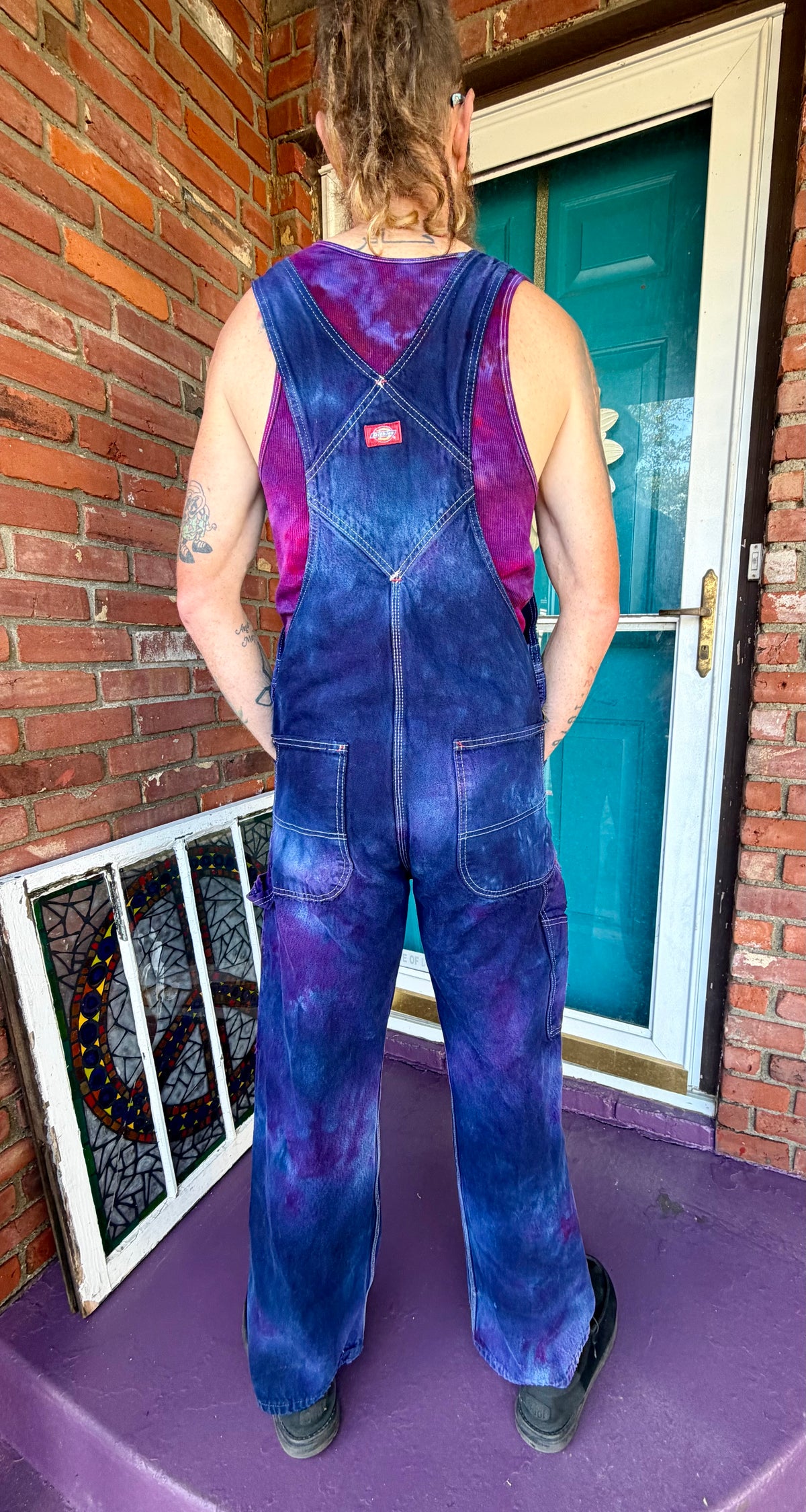 32/30 Purple Haze Dickies Overall Bibs *upcycled*