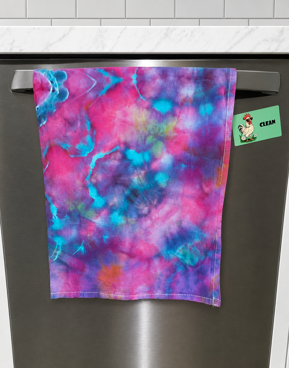 Cosmic Bloom Kitchen Towel