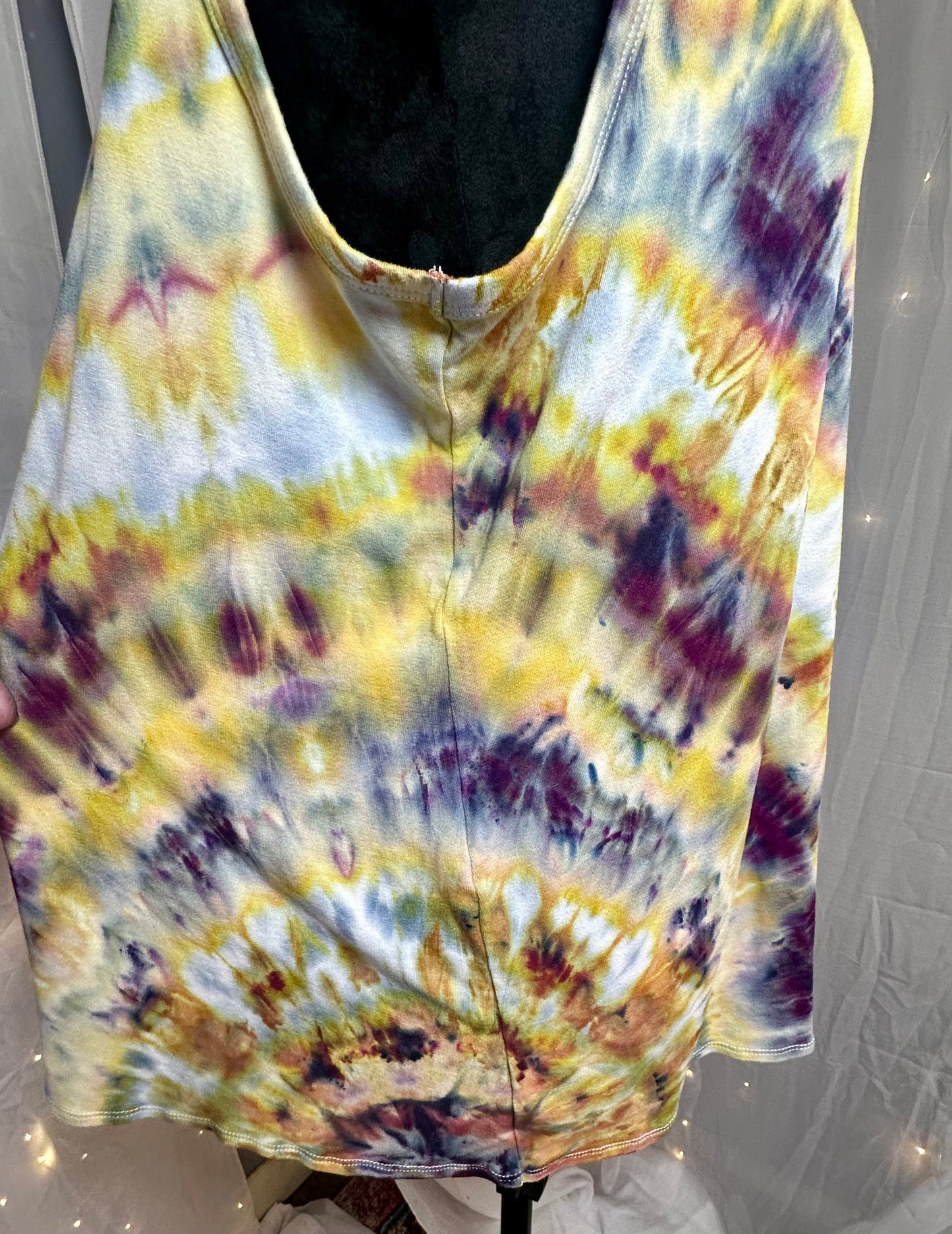 Large Moss & Honey Marble Tank Top