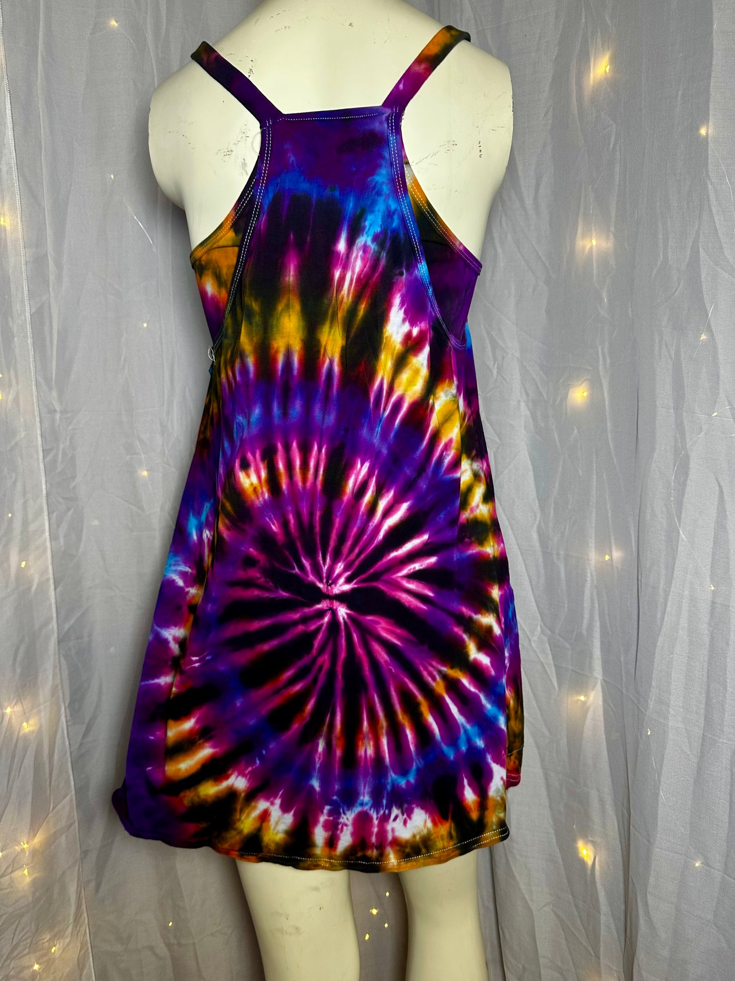 Medium Sunset Swirl Athletic Romper Dress