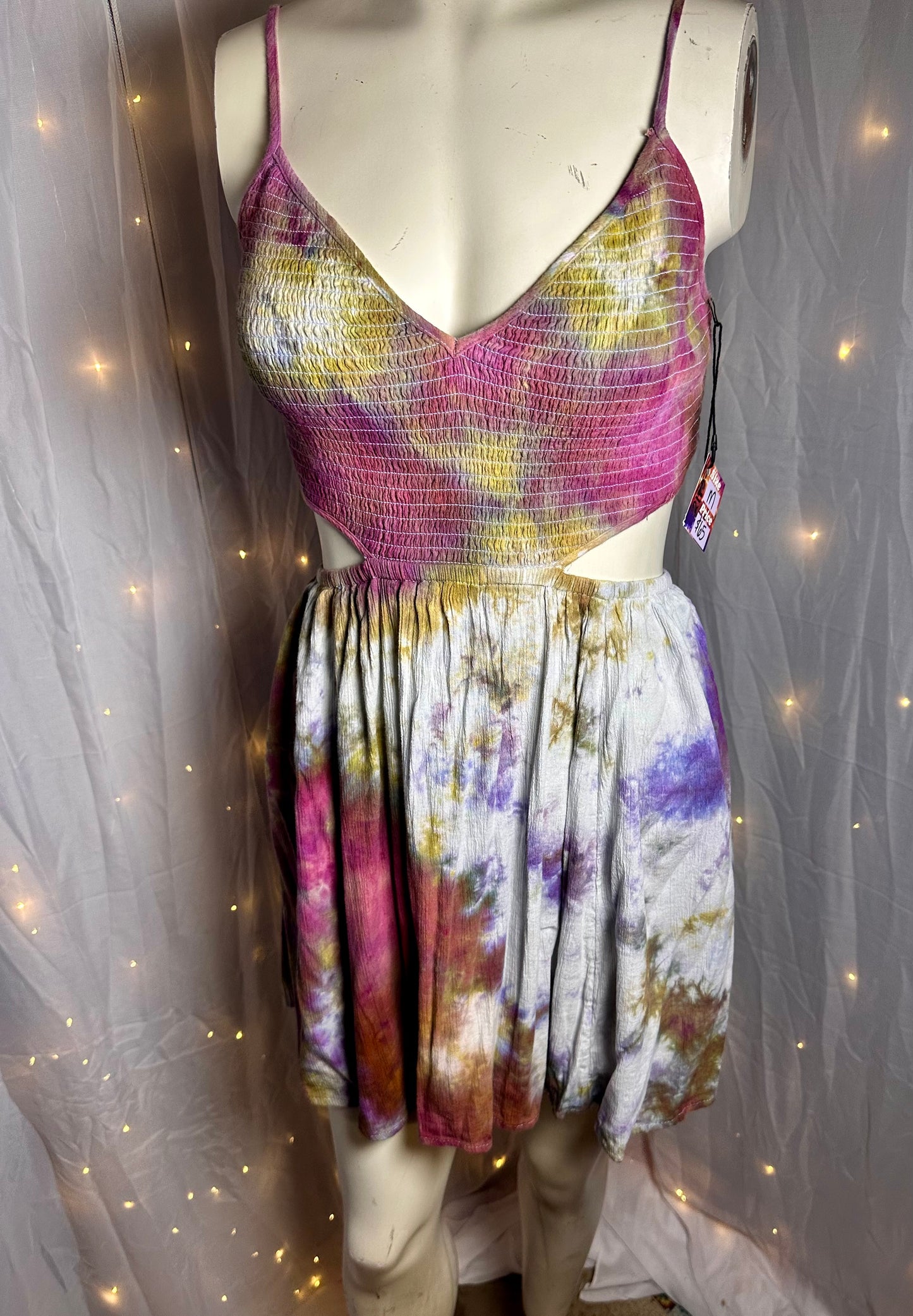 Medium Dusty Rose Sunset Mini Dress