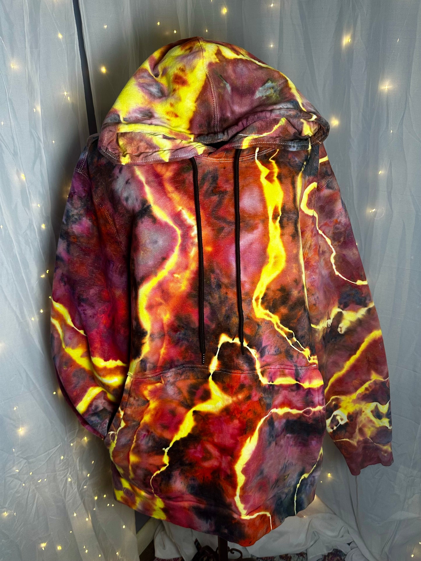 2XL Lava Lightening Geode Hoodie