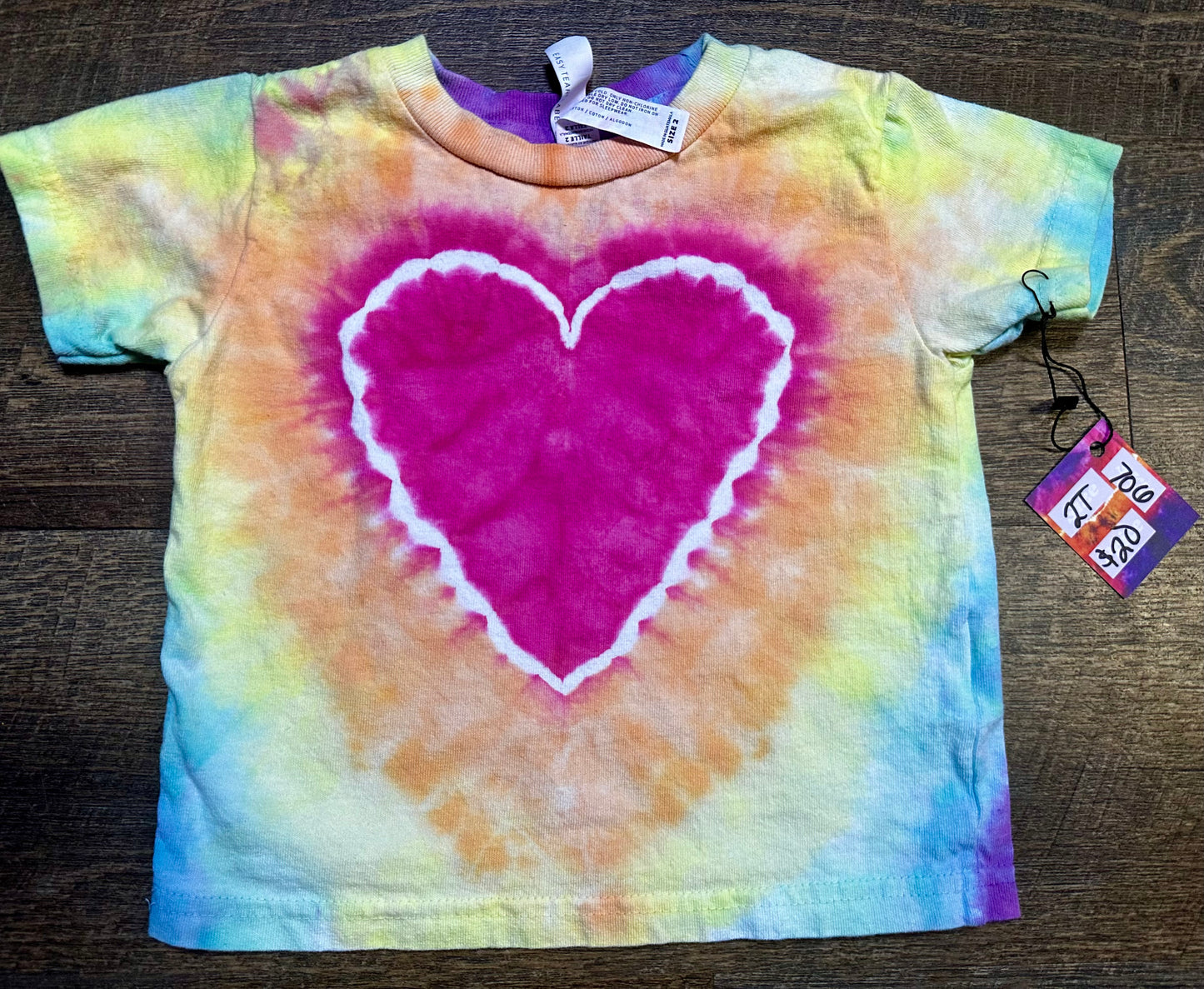 2T Dreamy Pastels Love Tee
