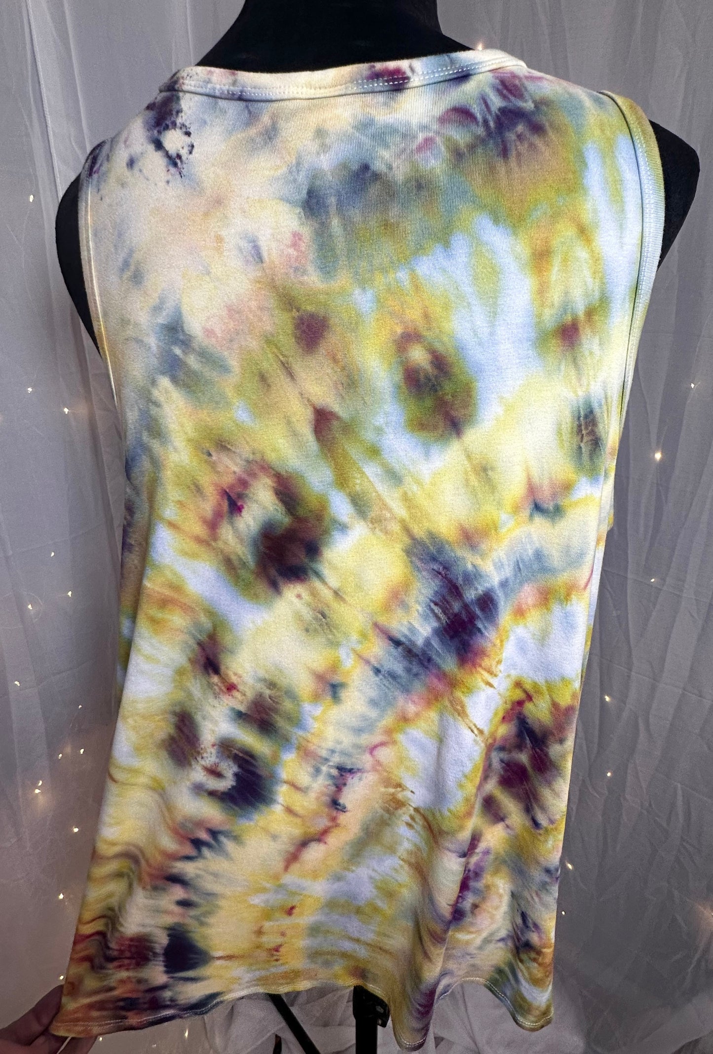 Large Moss & Honey Marble Tank Top