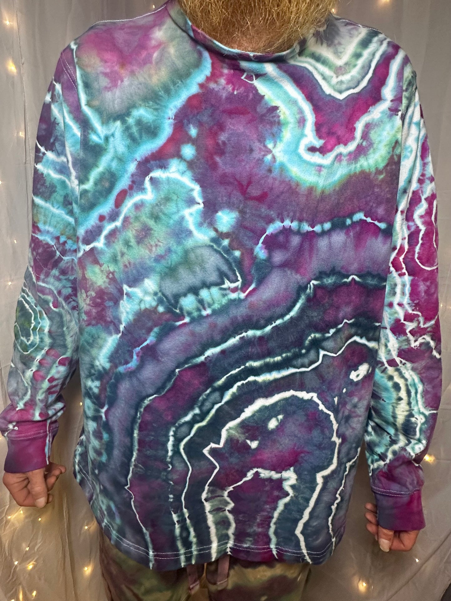 2XLT Galaxy Tide Geode Long Sleeve Tee