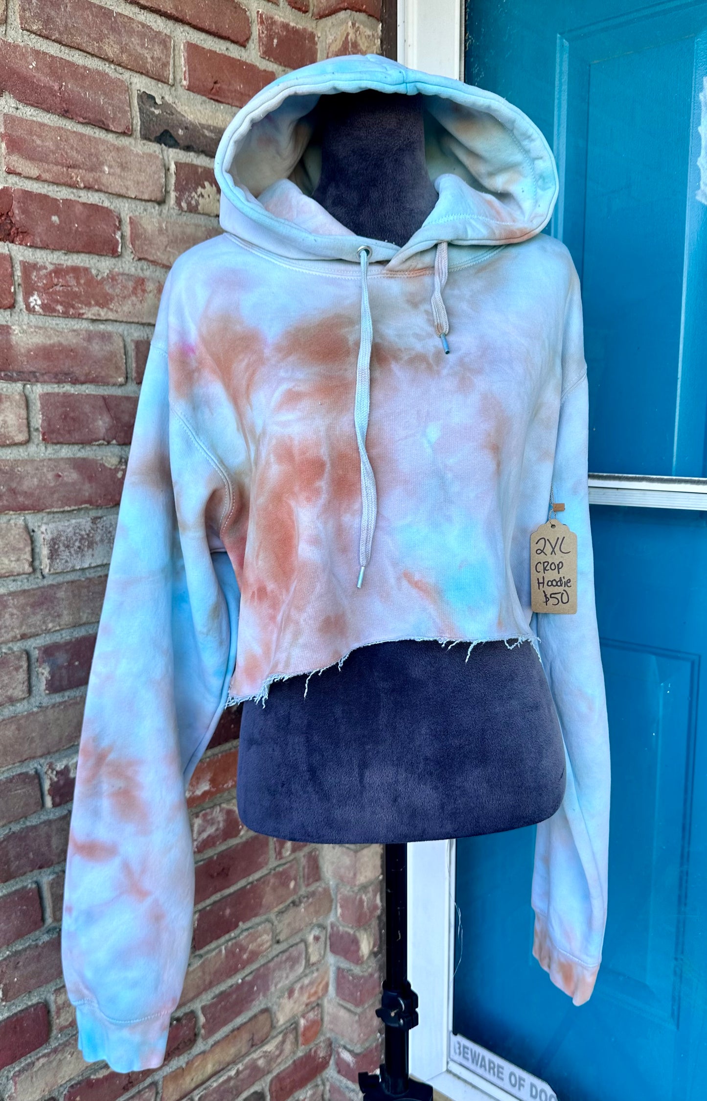 2XL cropped hoodie