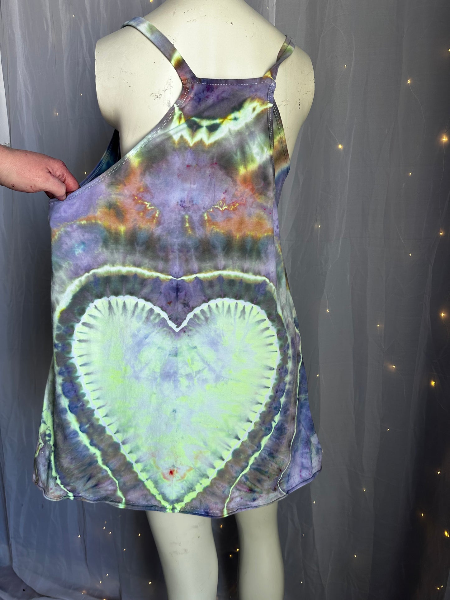Large Lunar Love Burst Romper Dress *UV REACTIVE*
