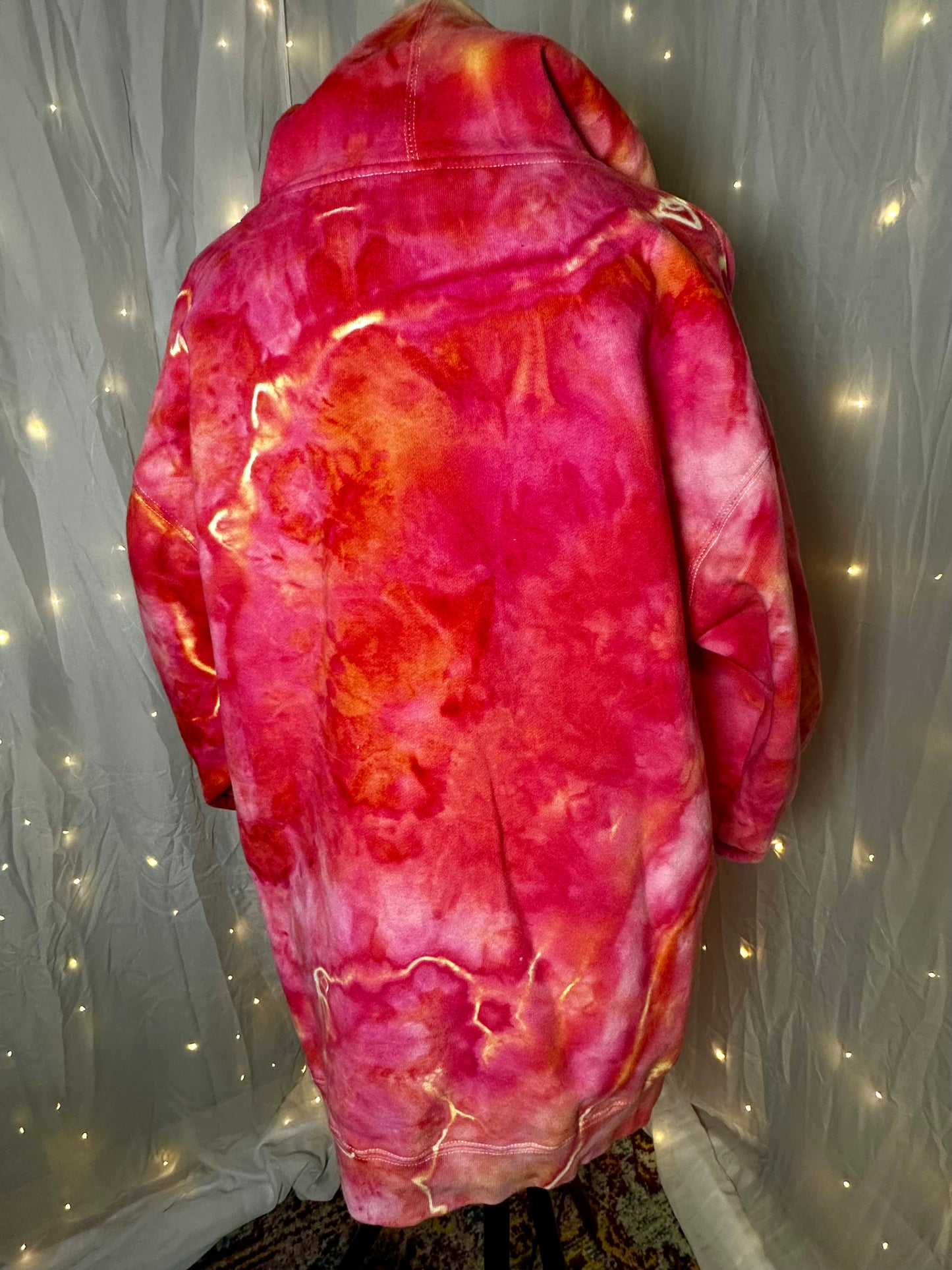 Large Pink Starburst Hoodie