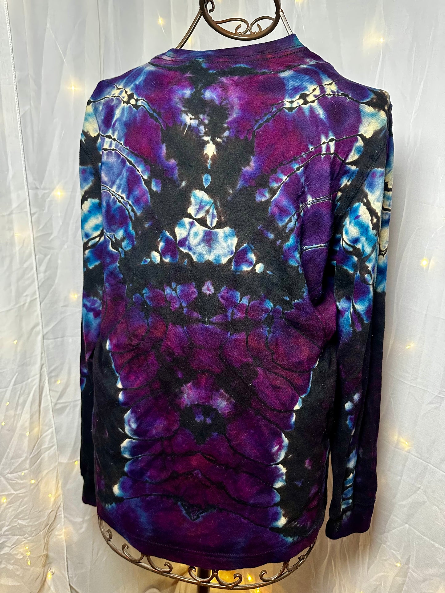 Medium Twilight Symmetry Reverse Dyed Long Sleeve Tee