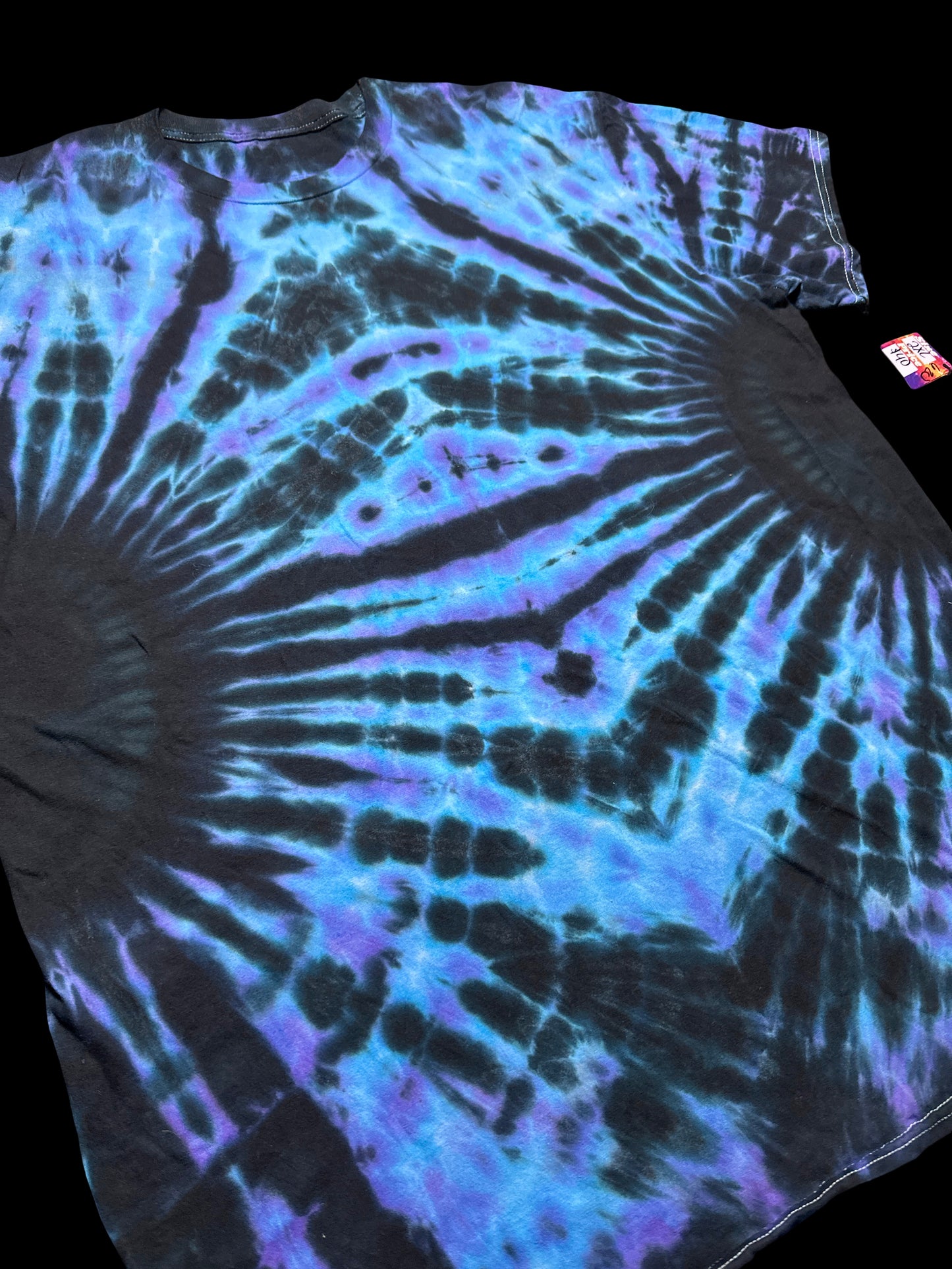 2XL Electric Blue Violet Pulsewave Tee