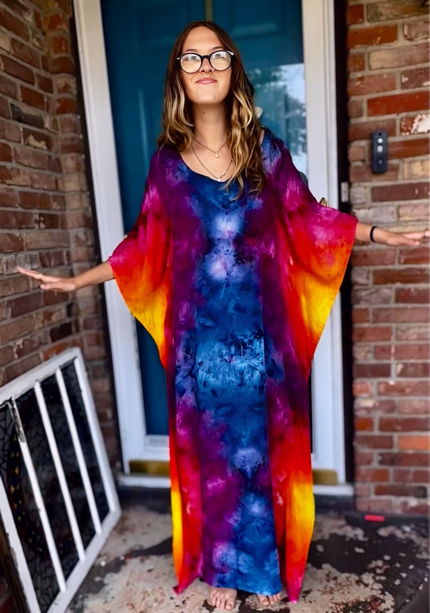 One Size Sunset Dreams Kaftan