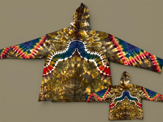 XL Woodland Spectrum Hooded Long Sleeve Tee