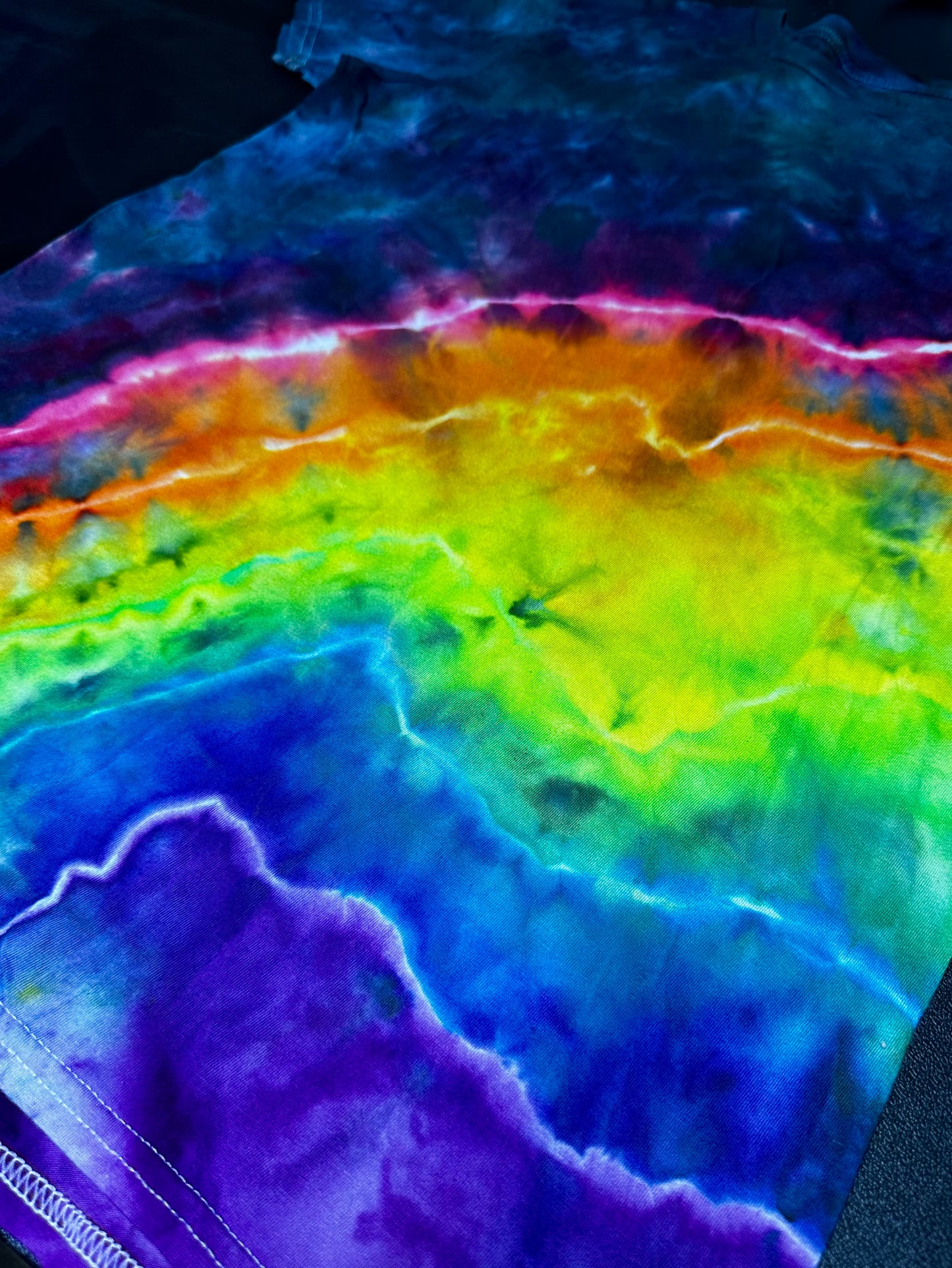 Medium Electric Rainbow Geode Tee