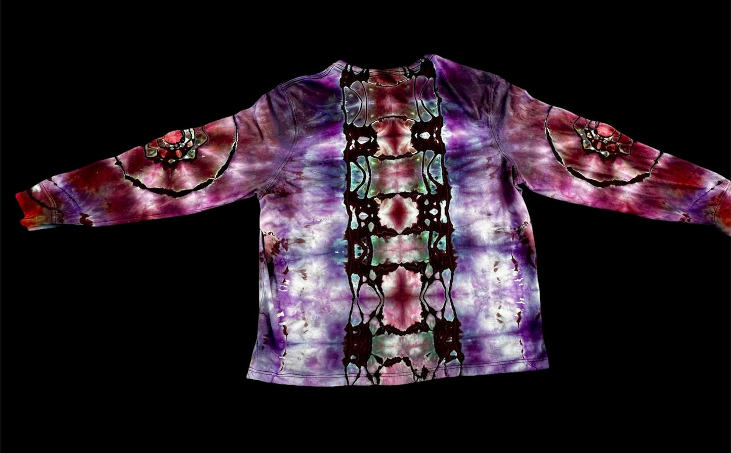 2XL Stained Glass Bloom Long Sleeve Tee
