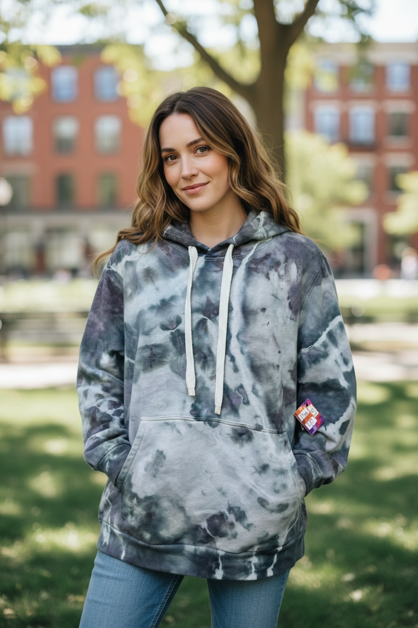 Medium Graphite Geode Hoodie