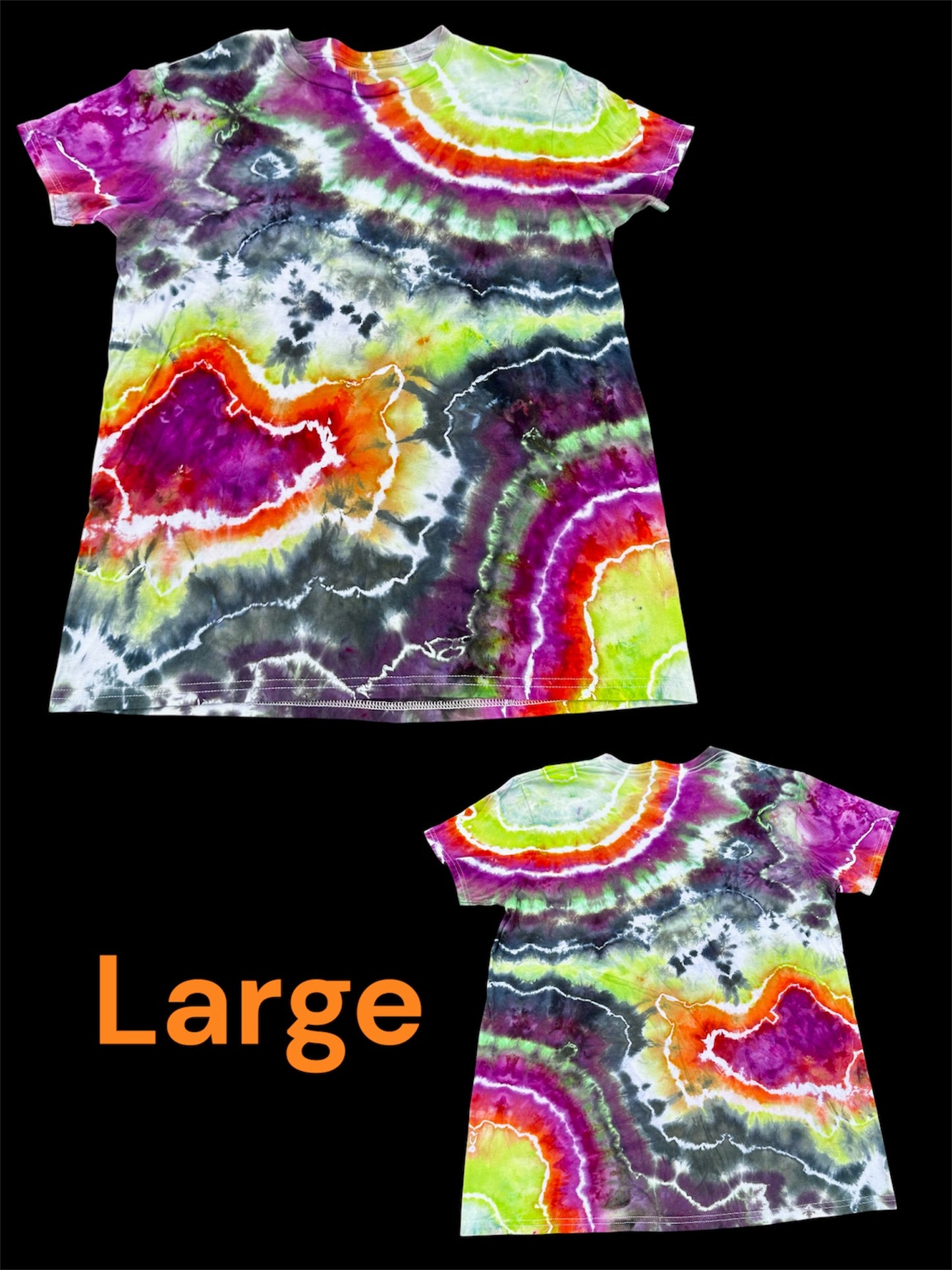 Large Neon Halloween Geode Tee
